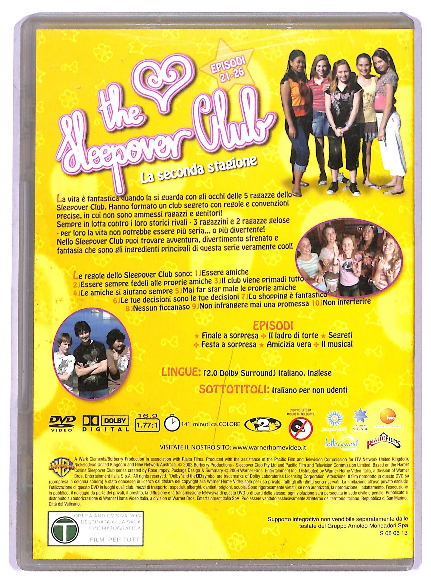 EBOND The Sleepover Club - seconda stagione episodi 21 - 26 EDITORIALE DVD D802367