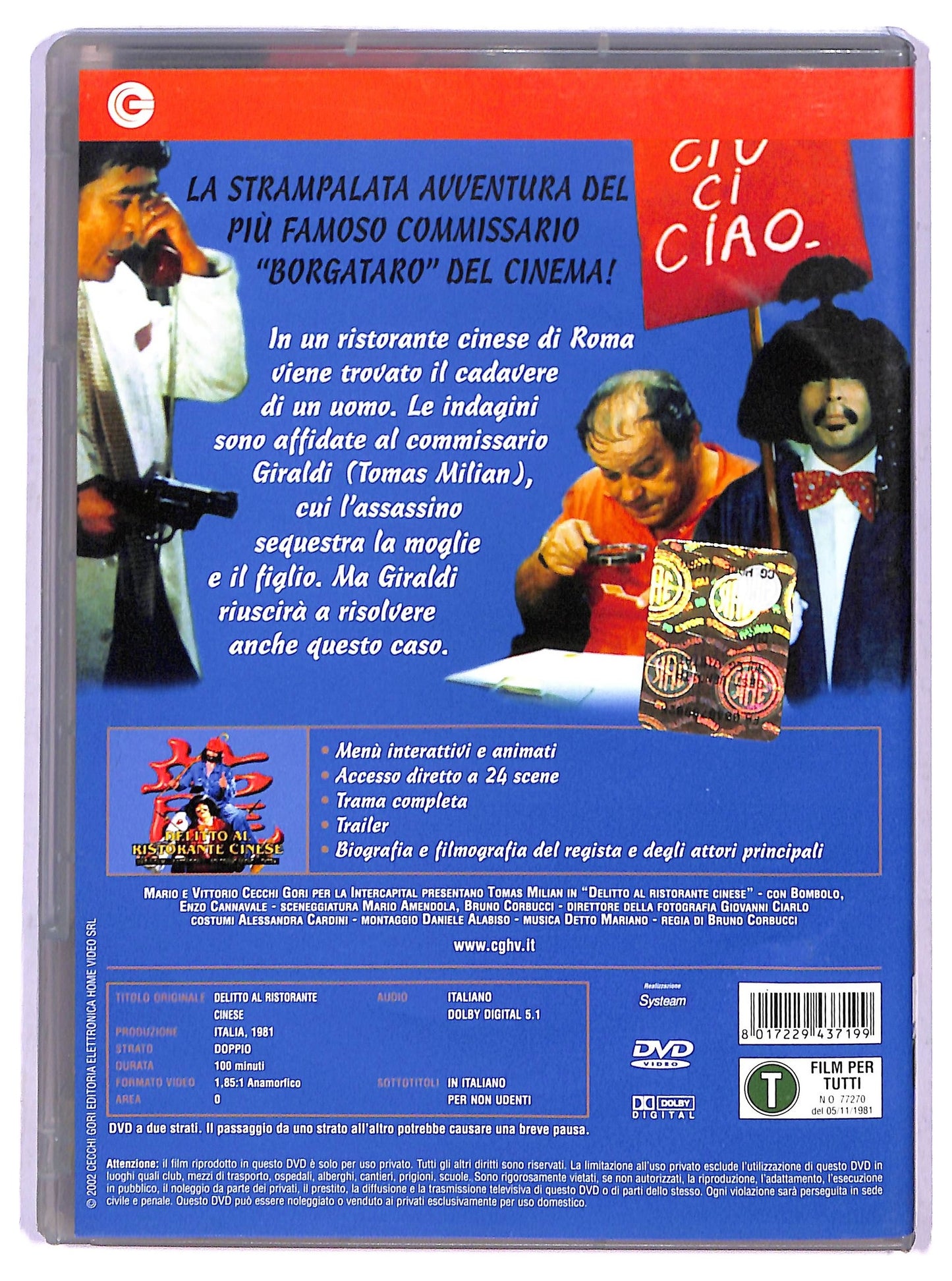 EBOND Delitto al ristorante cinese DVD D802406