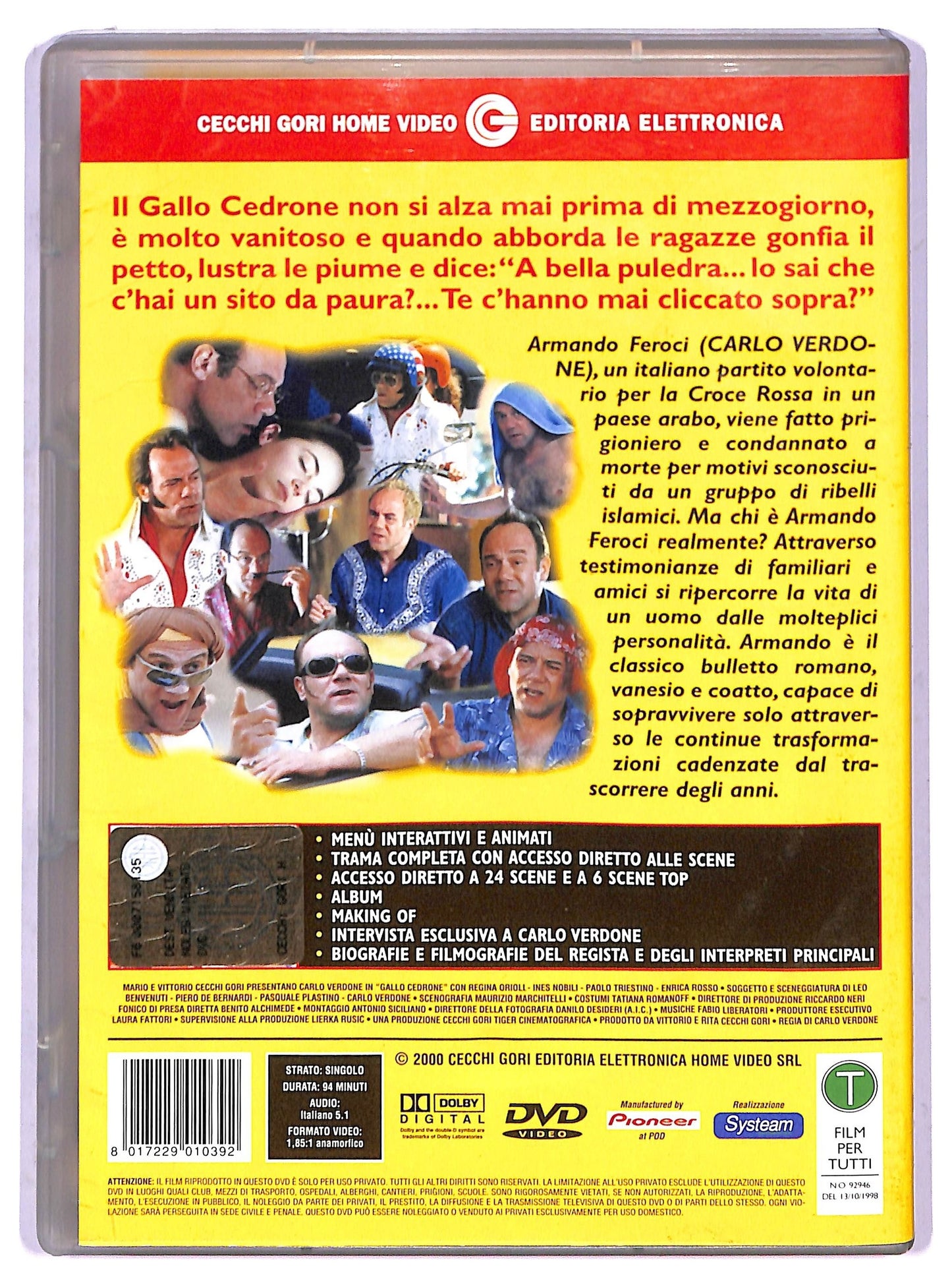 EBOND Gallo cedrone DVD D802415