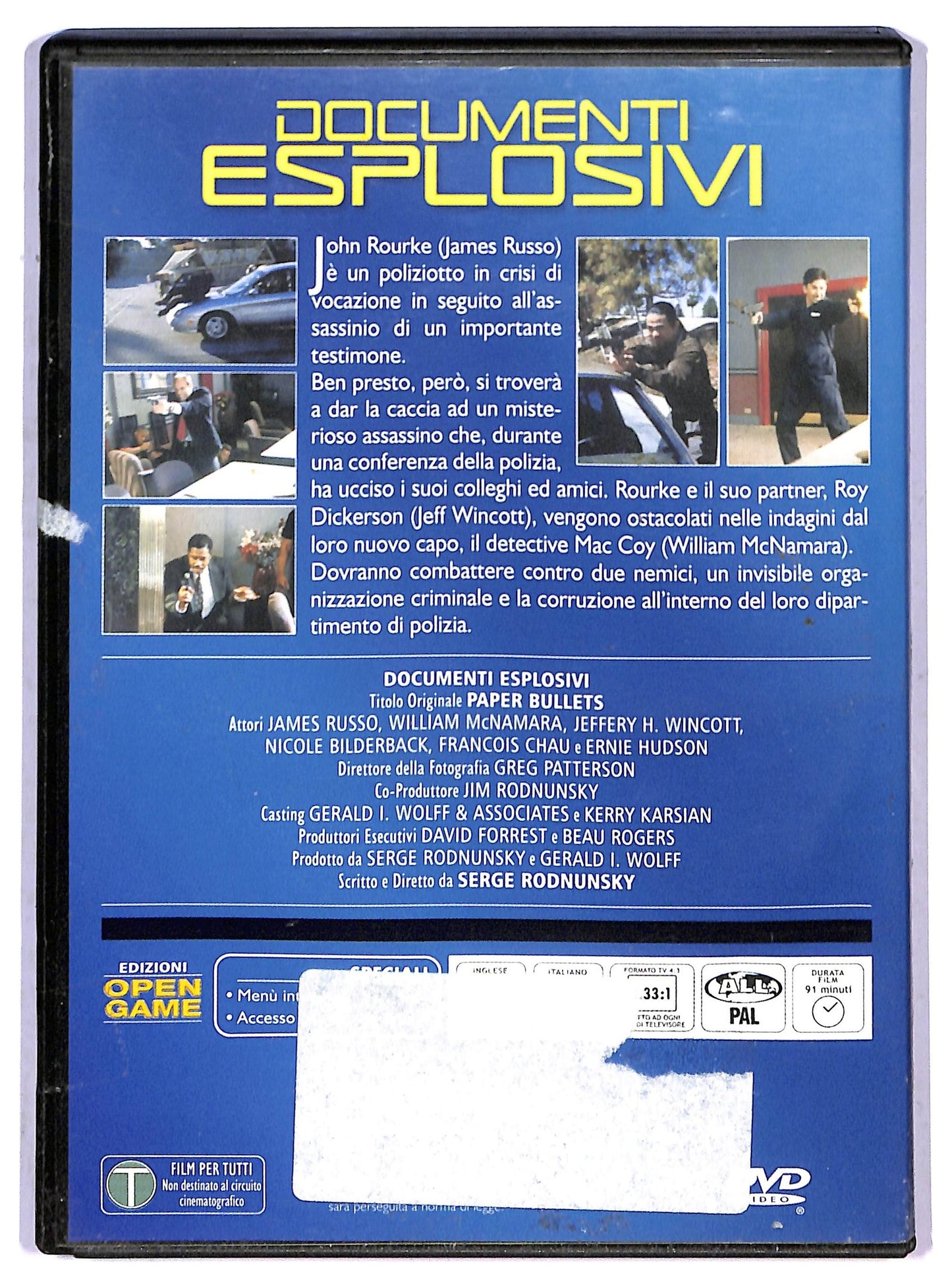 EBOND Documenti esplosivi EDITORIALE DVD D802425