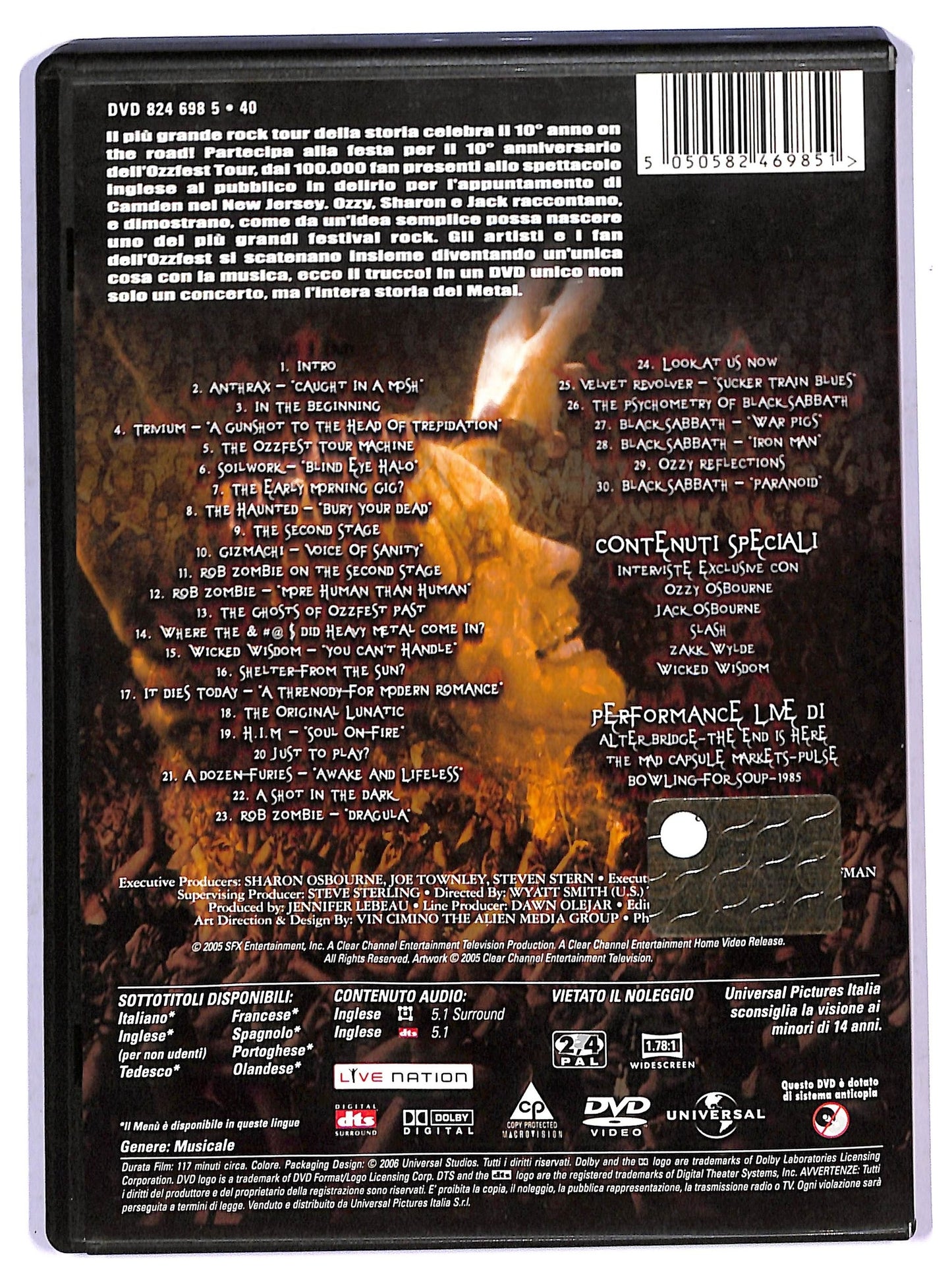 EBOND Ozzfest - 10° Anniversario DVD D802450