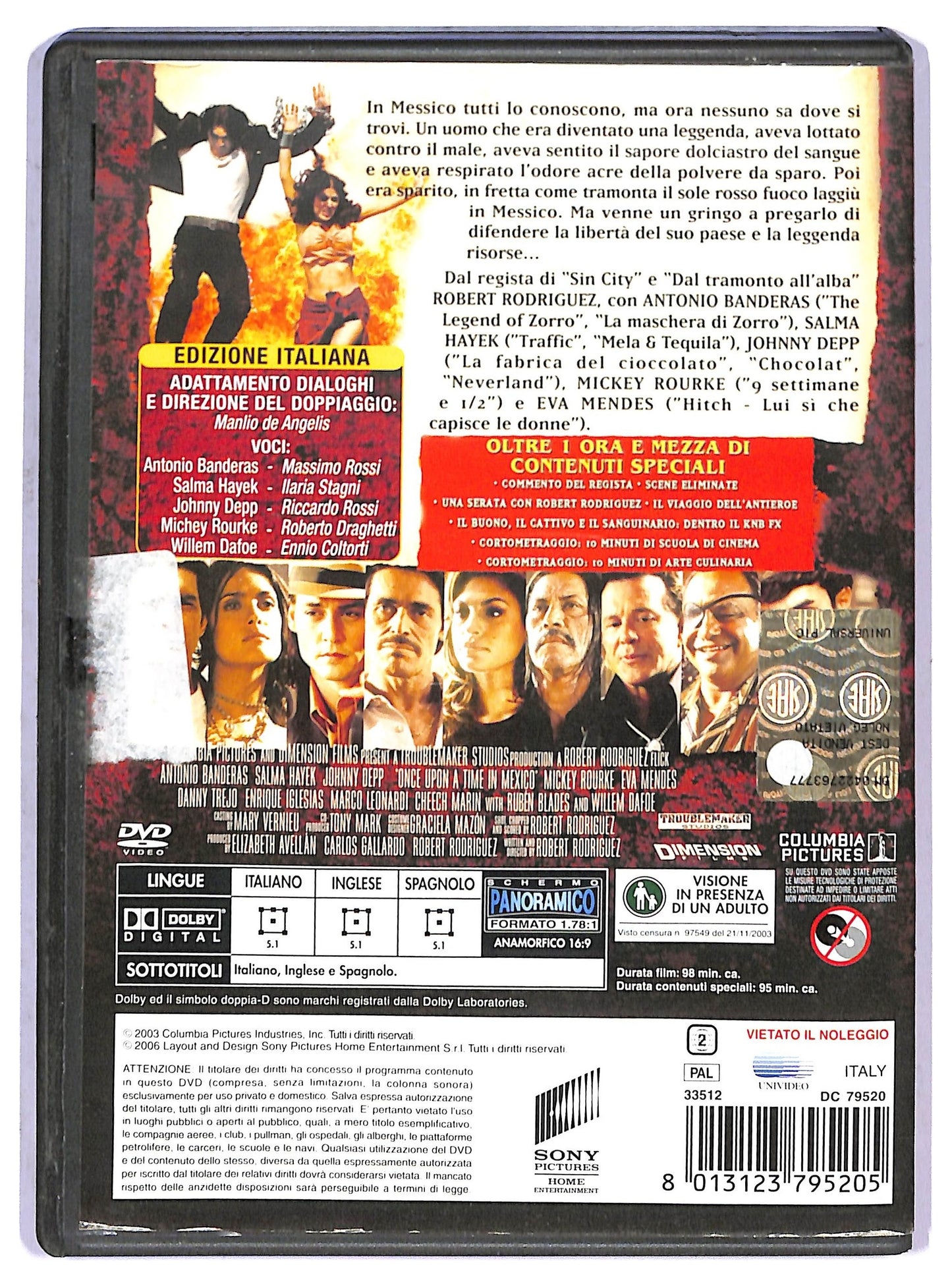 EBOND C'era una volta in Messico DVD D802510