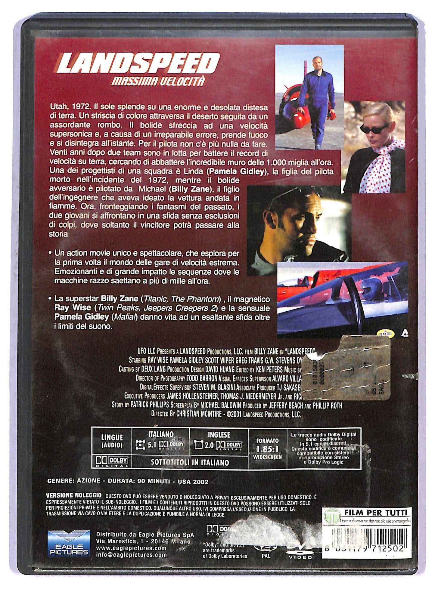 EBOND Landspeed - Massima Velocita NOLEGGIO DVD D802511