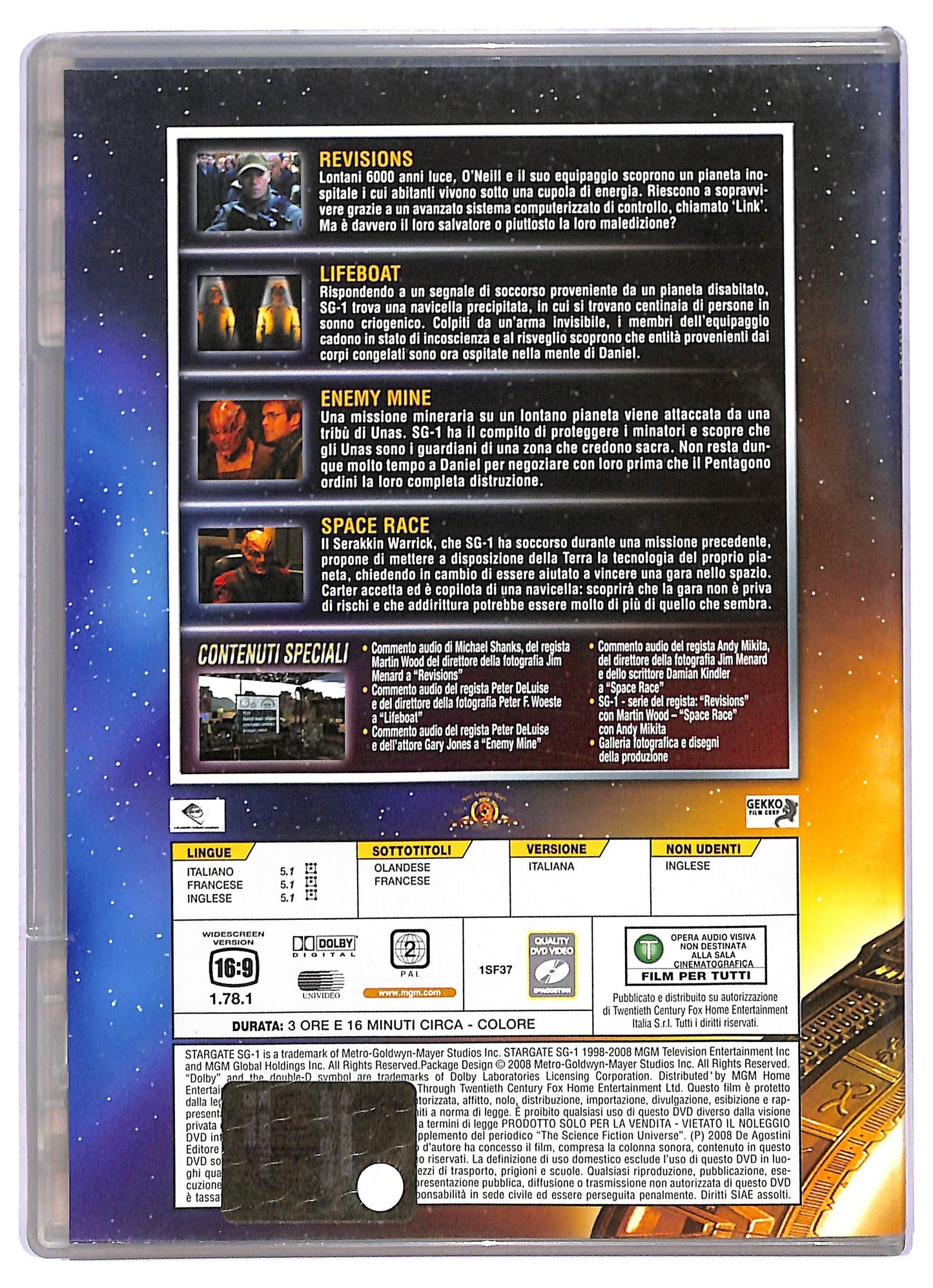 EBOND Stargate SG-1 file 138 - 141 EDITORIALE DVD D802534