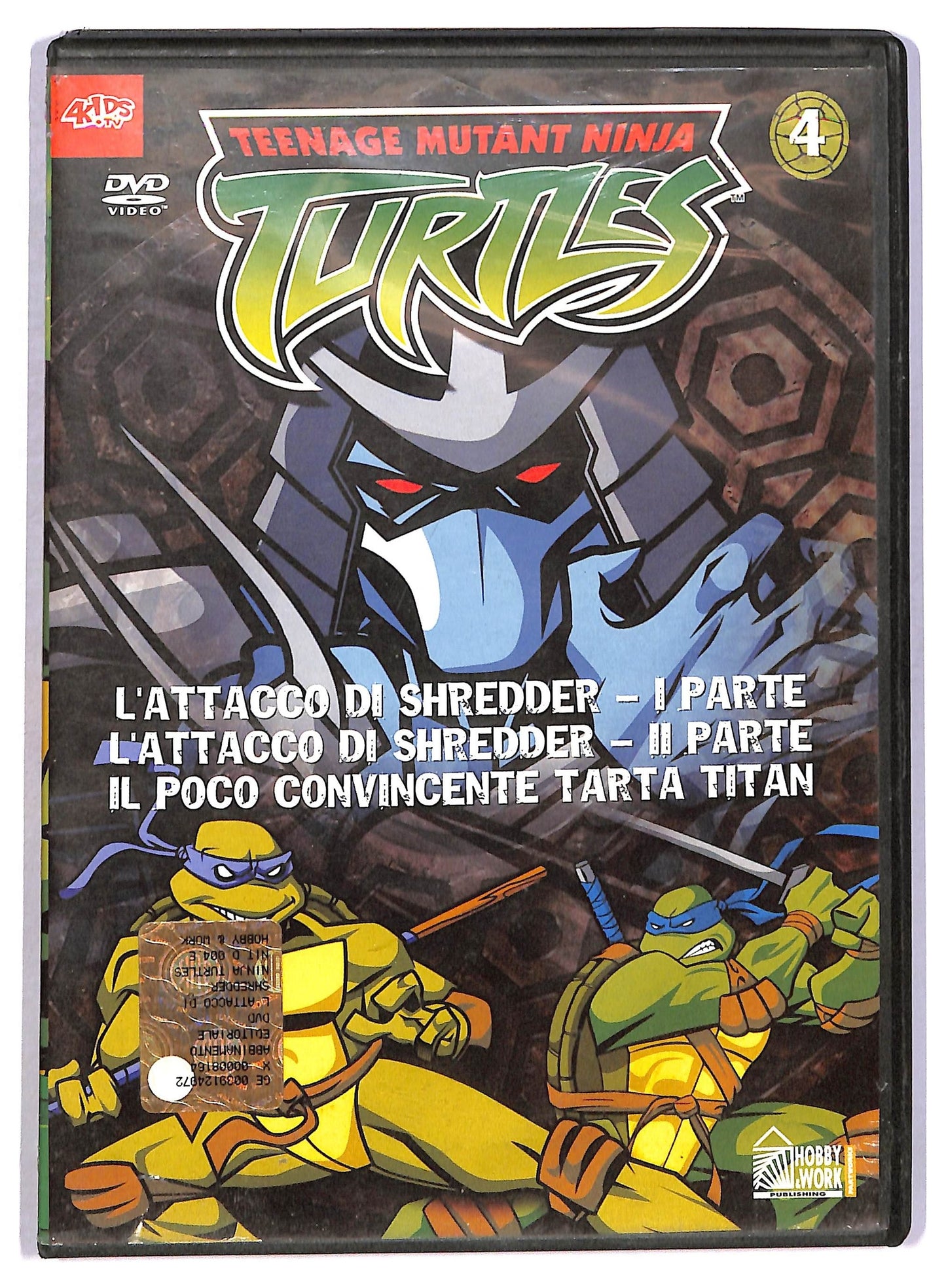 EBOND Teenage mutant ninja turtles volume 4 EDITORIALE DVD D802603
