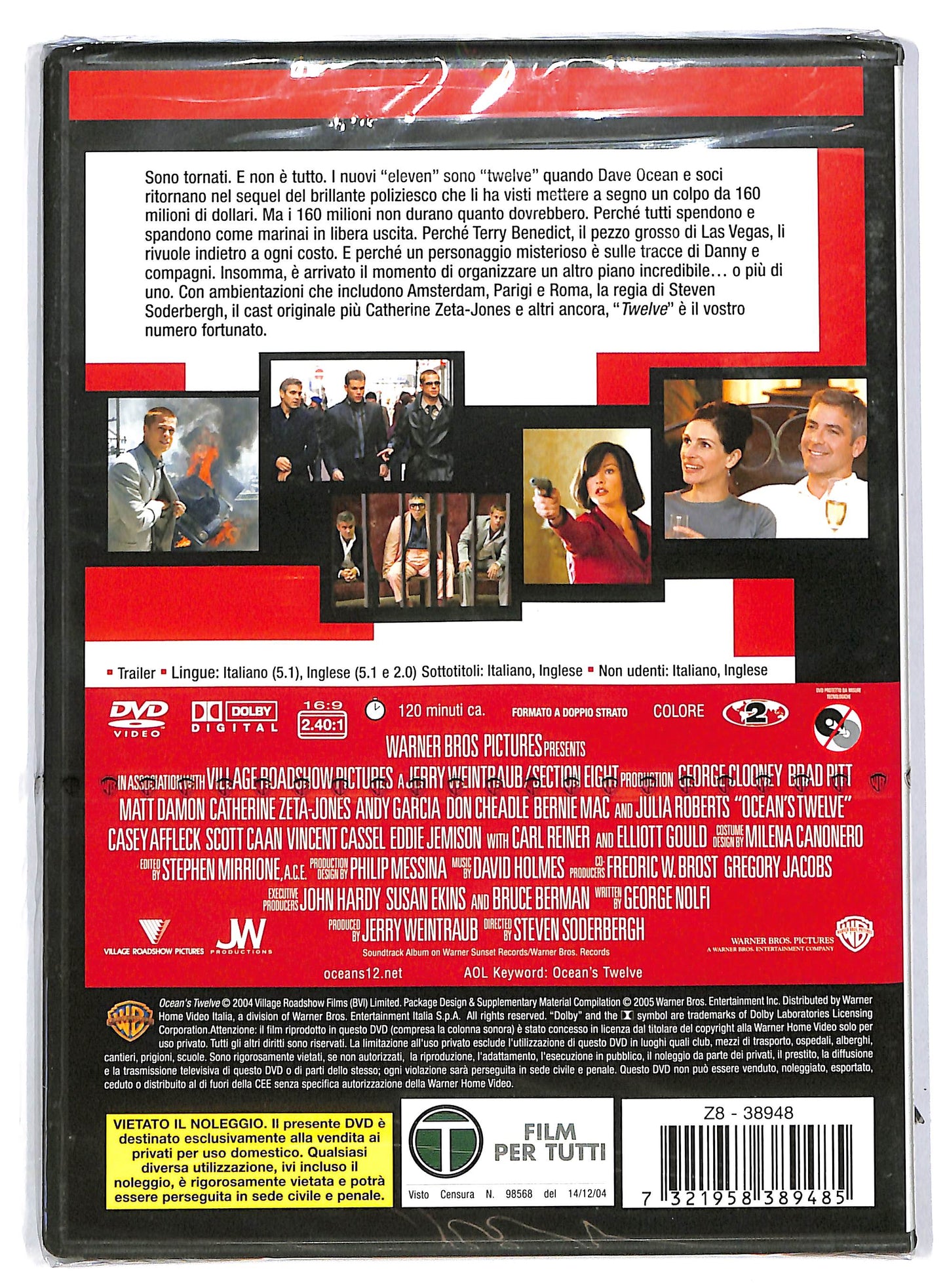 EBOND Ocean's Twelve DVD D802621