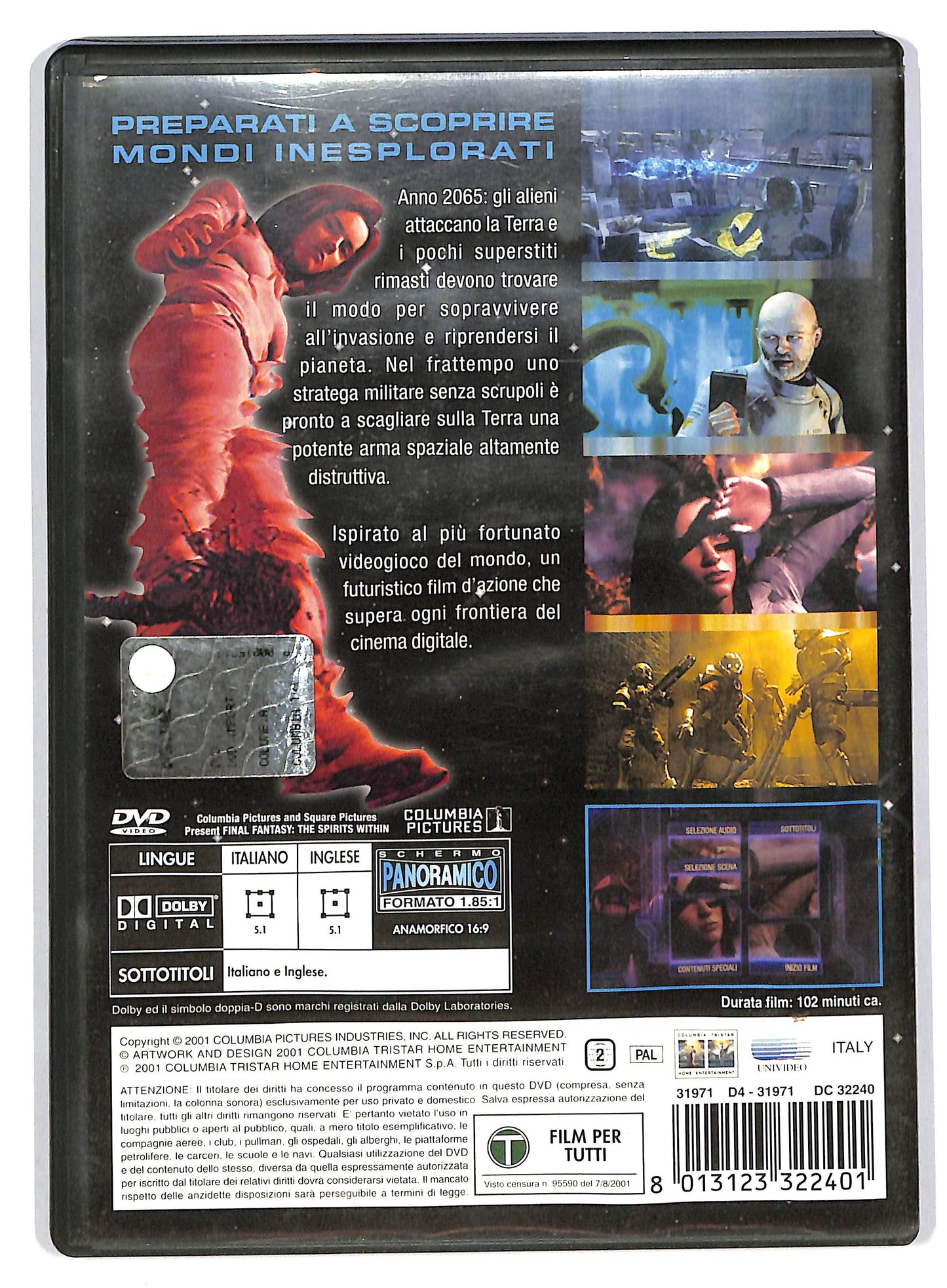 EBOND Final Fantasy - NOLEGGIO DVD D802762