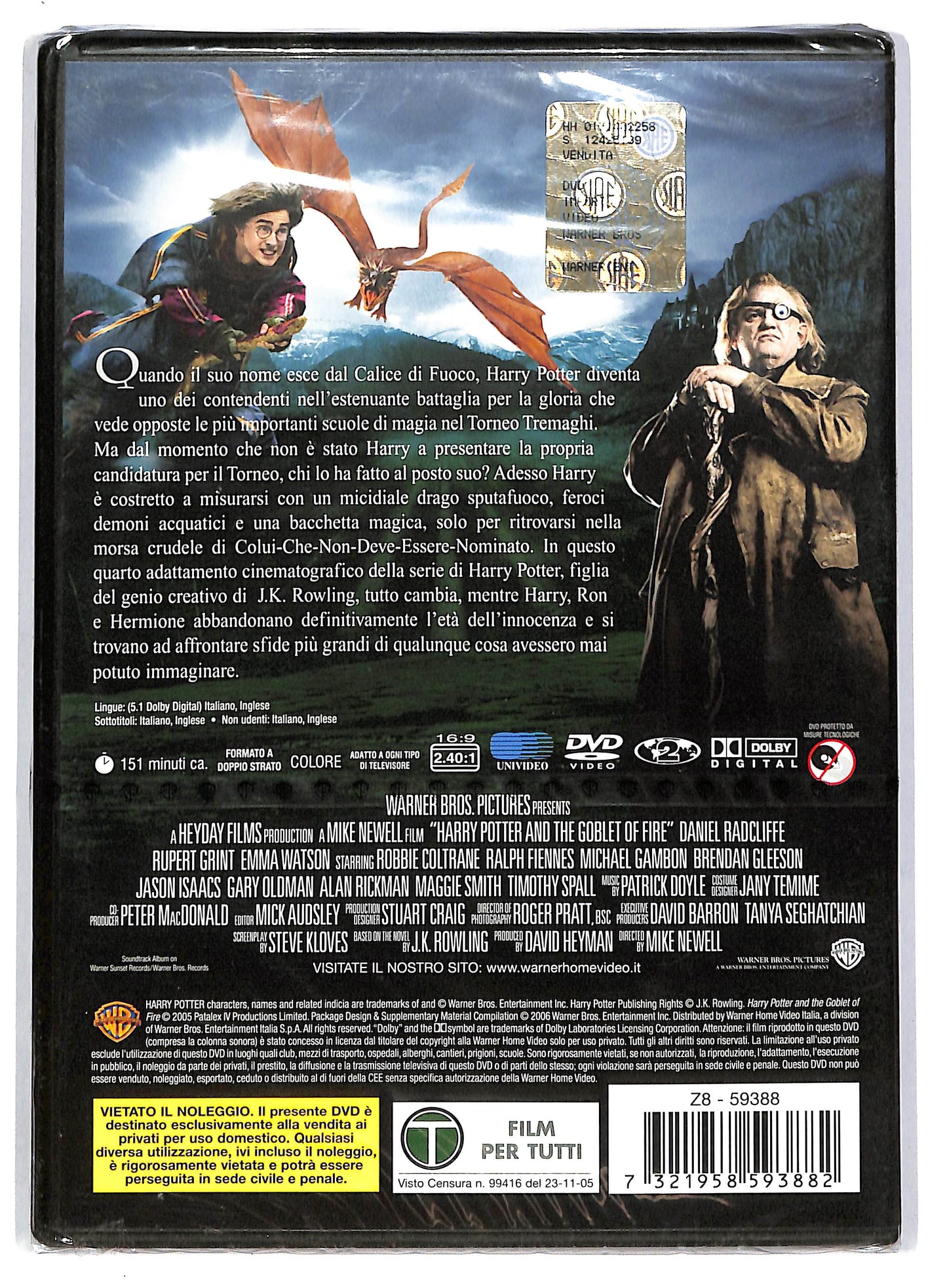 EBOND Harry Potter e il calice di fuoco DVD D802966
