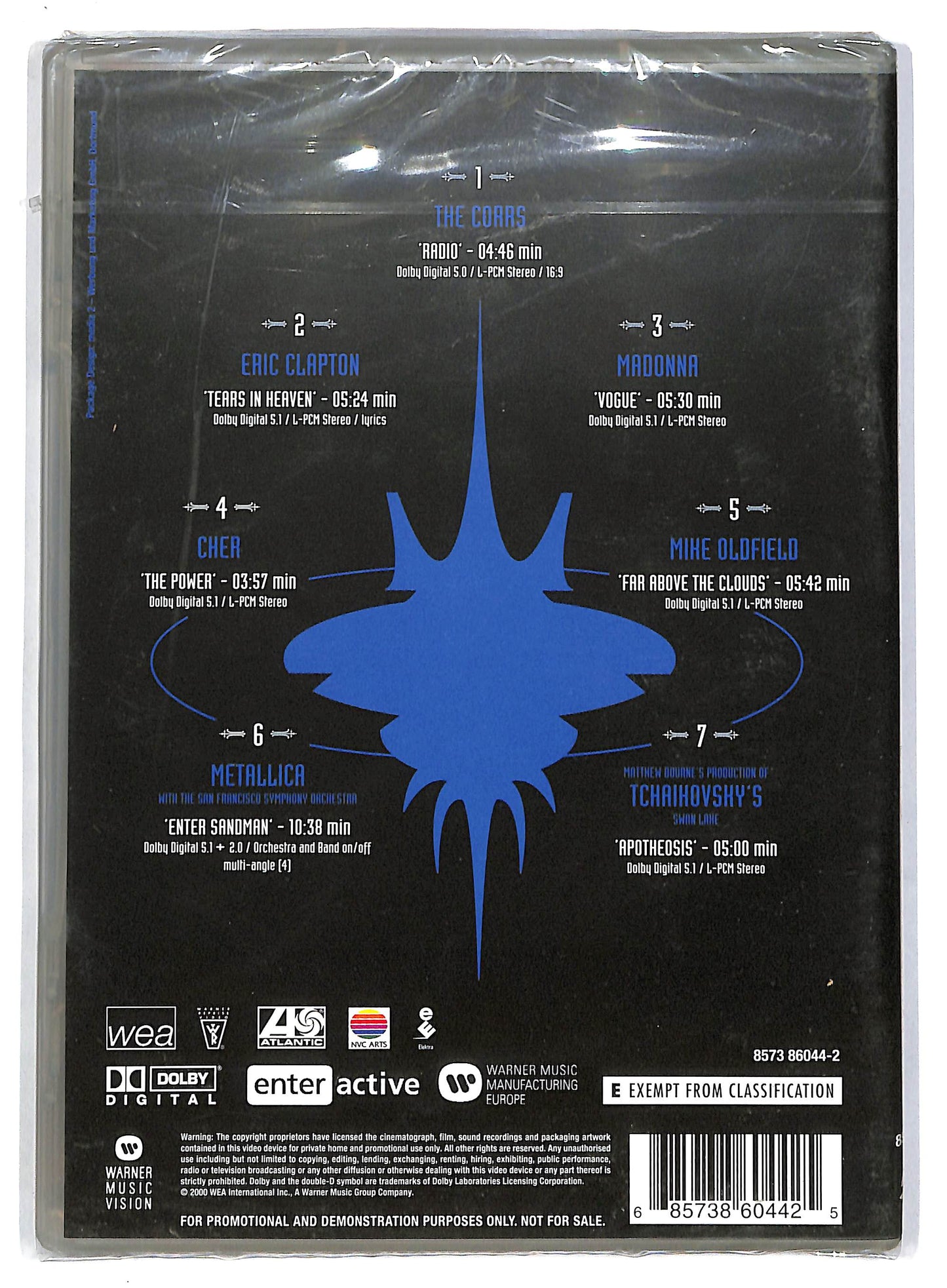 EBOND Music DVD - Video Sampler DVD D803149
