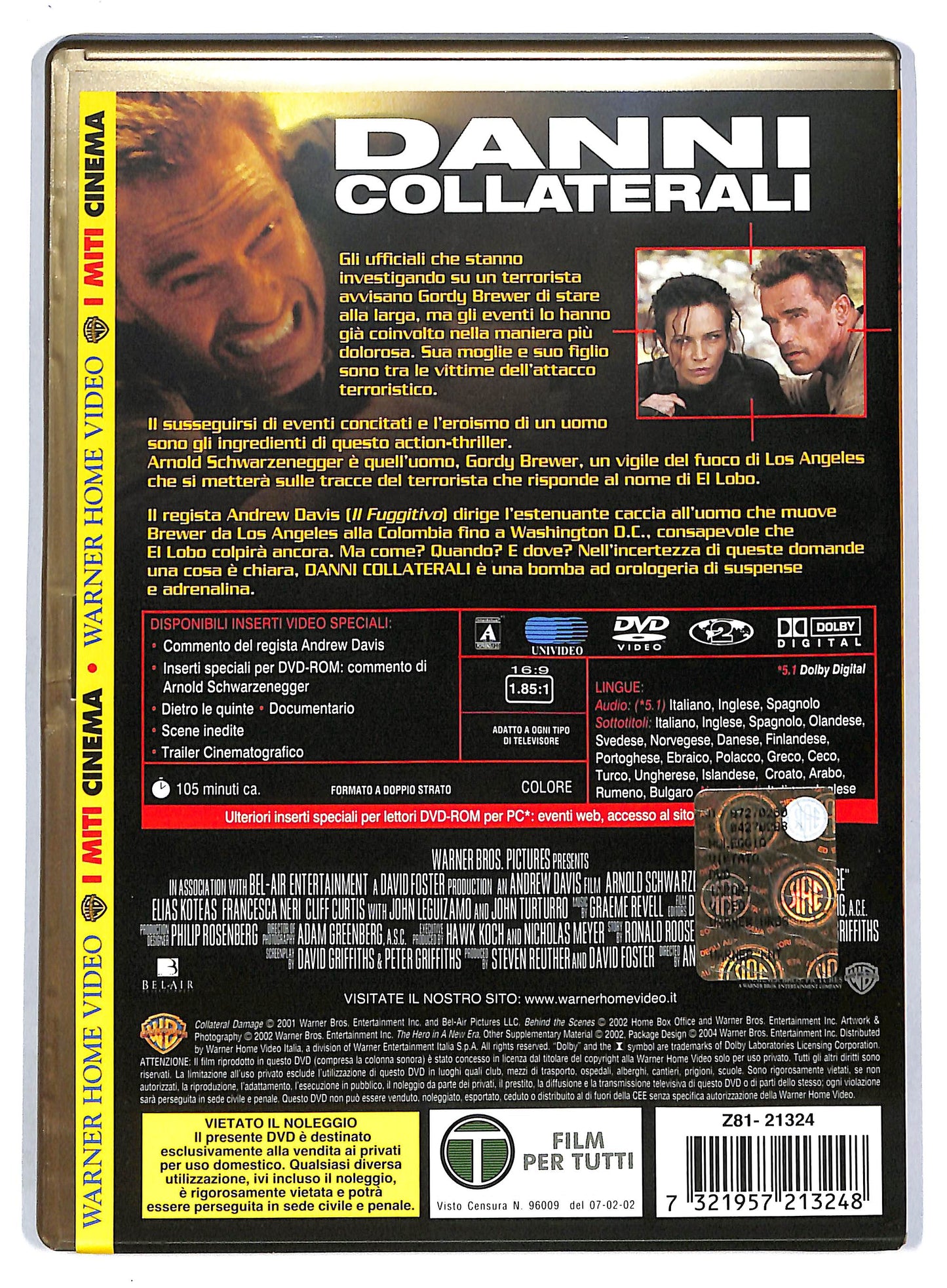 EBOND Danni collaterali DVD D803207