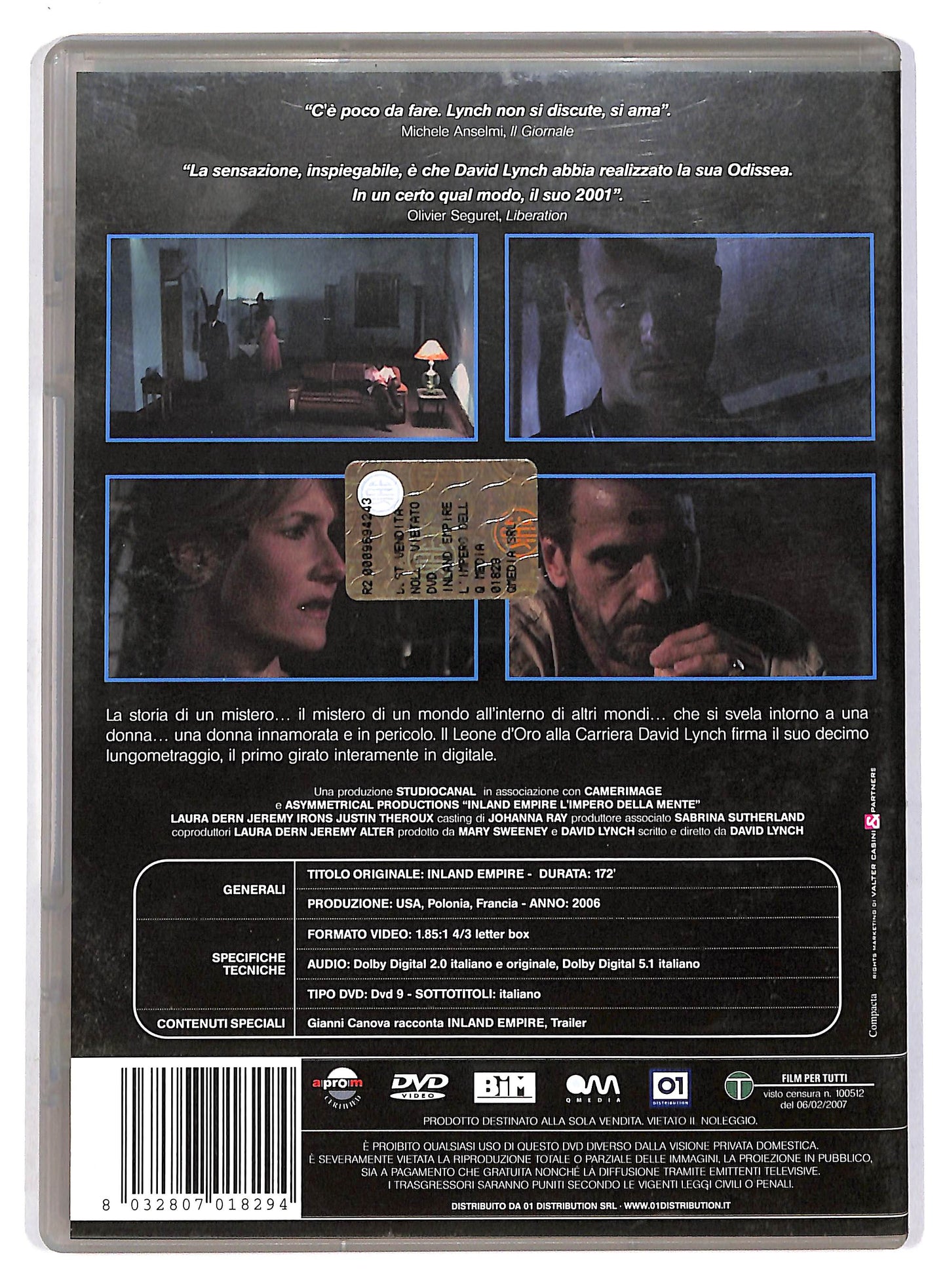 EBOND Inland Empire - L'impero della mente DVD D803313