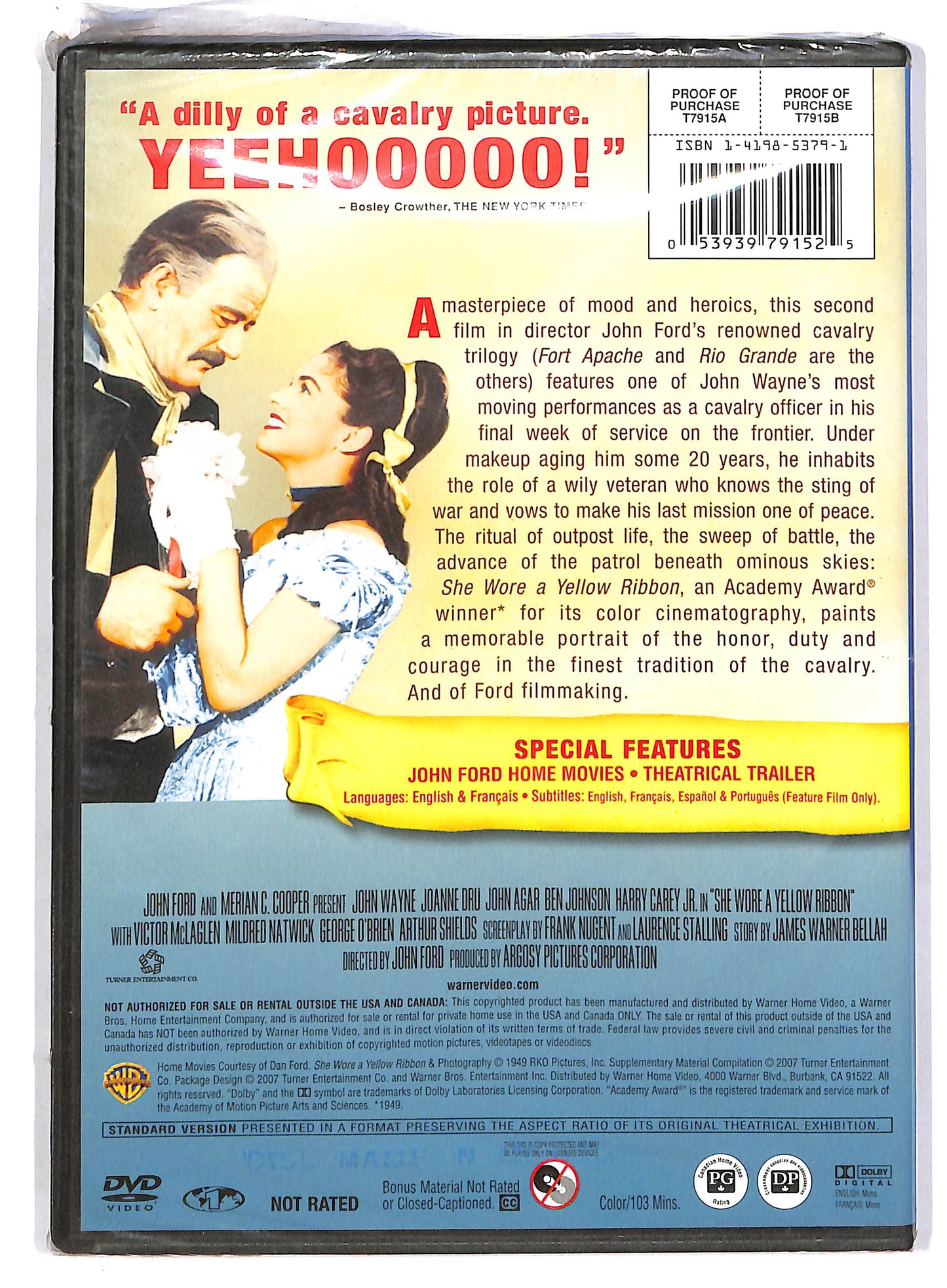 EBOND She Wore a Yellow Ribbon DVD D803332