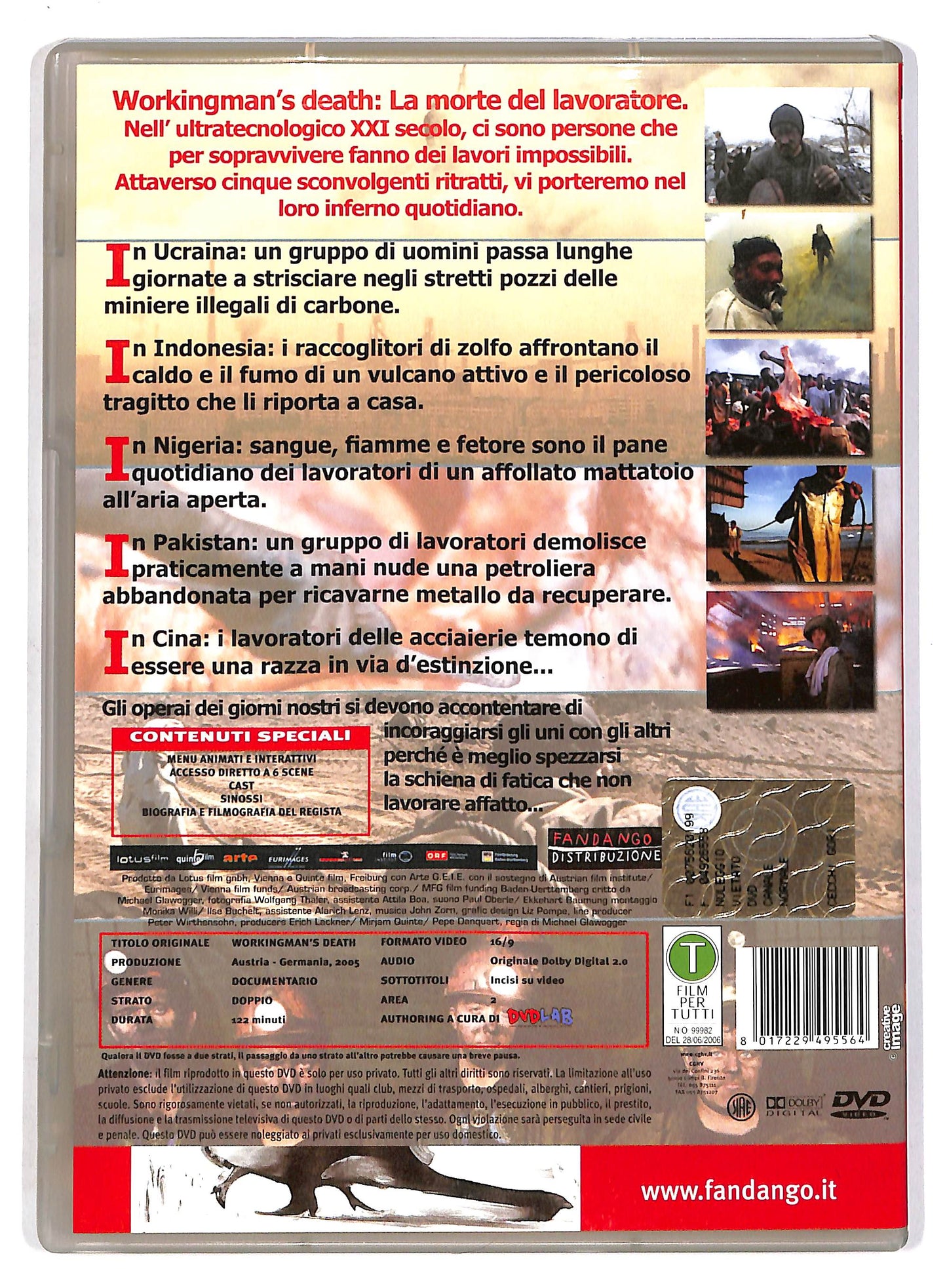 EBOND Working Man's death DVD D803347