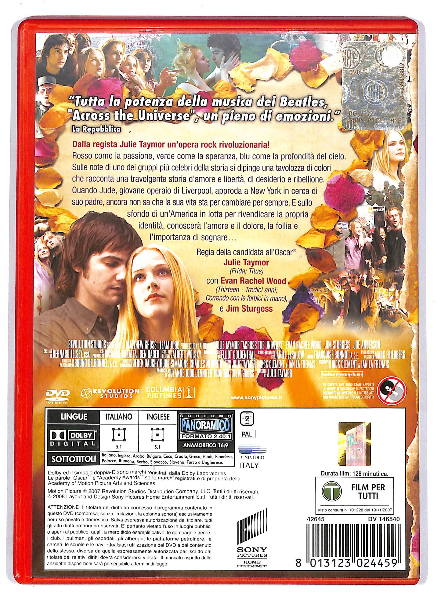 EBOND Across the Universe - NOLEGGIO DVD D803357
