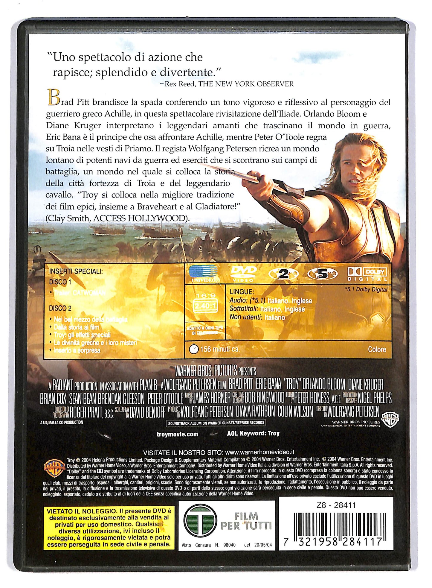 EBOND Troy - EDIZIONE SPECIALE 2 dischi DVD D803411