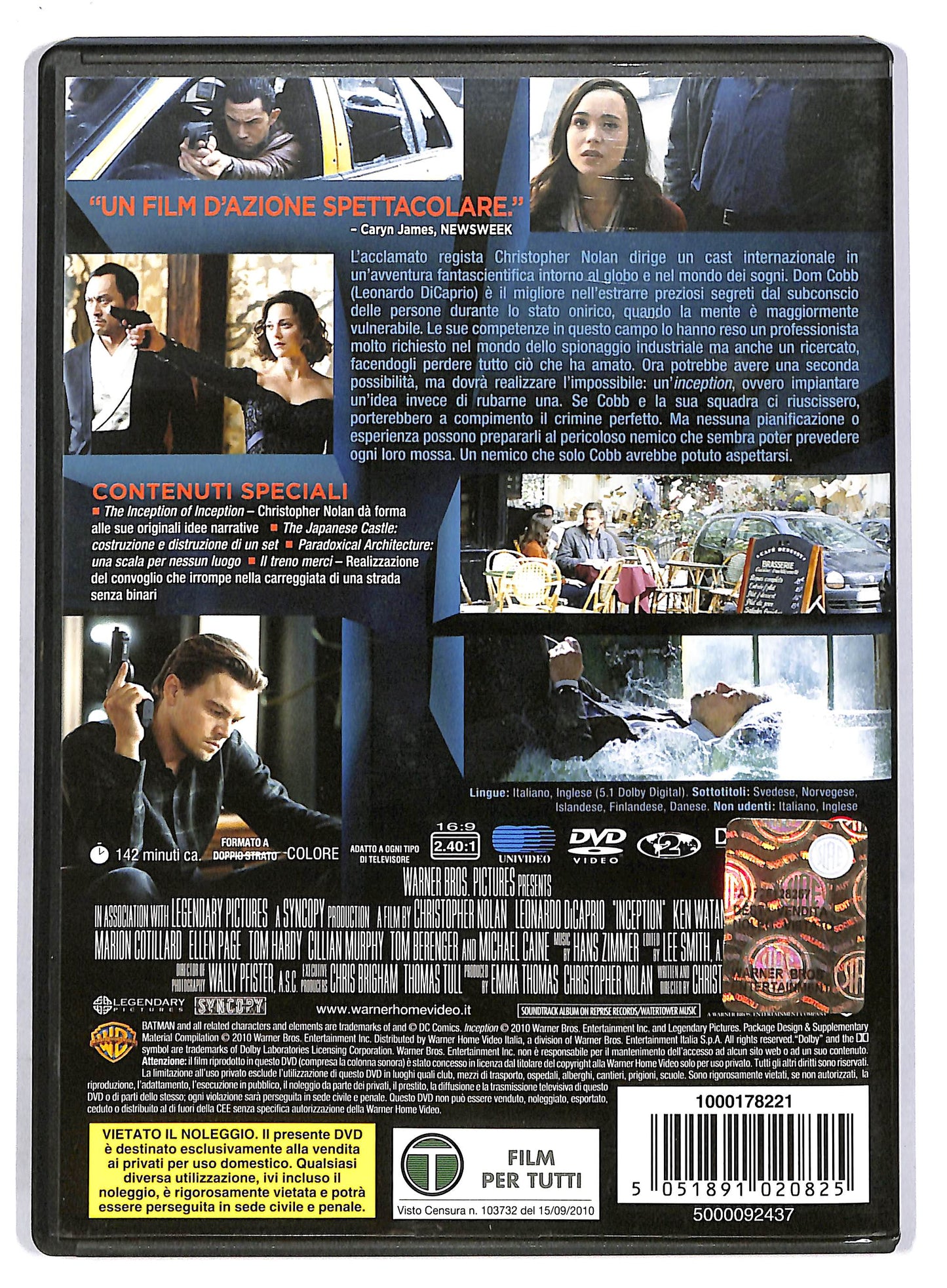 EBOND Inception DVD D803417