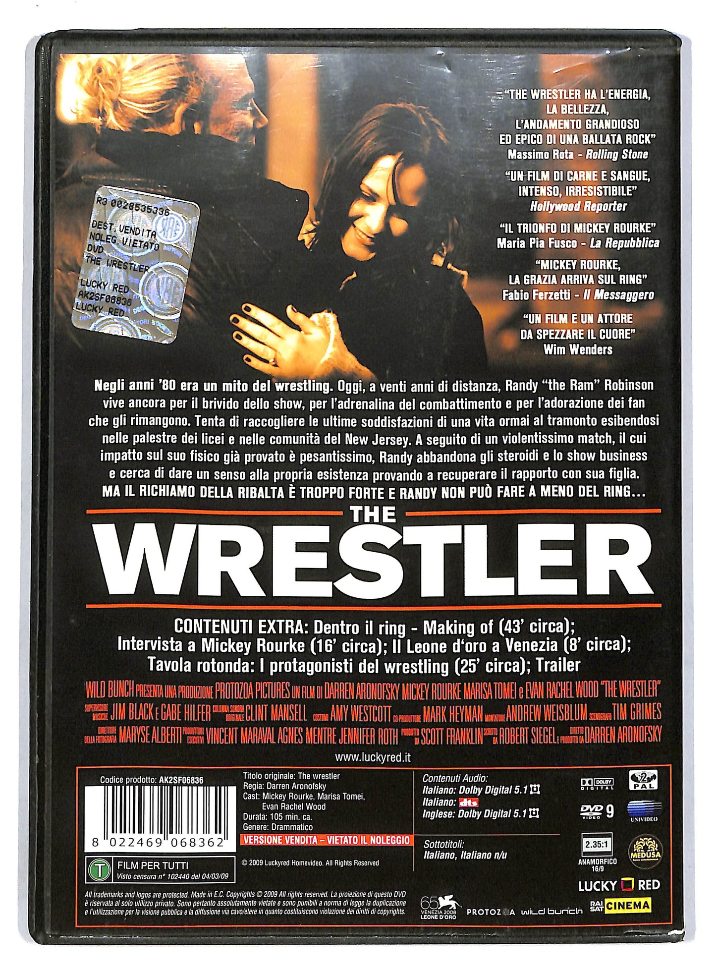 EBOND The wrestler DVD D803450
