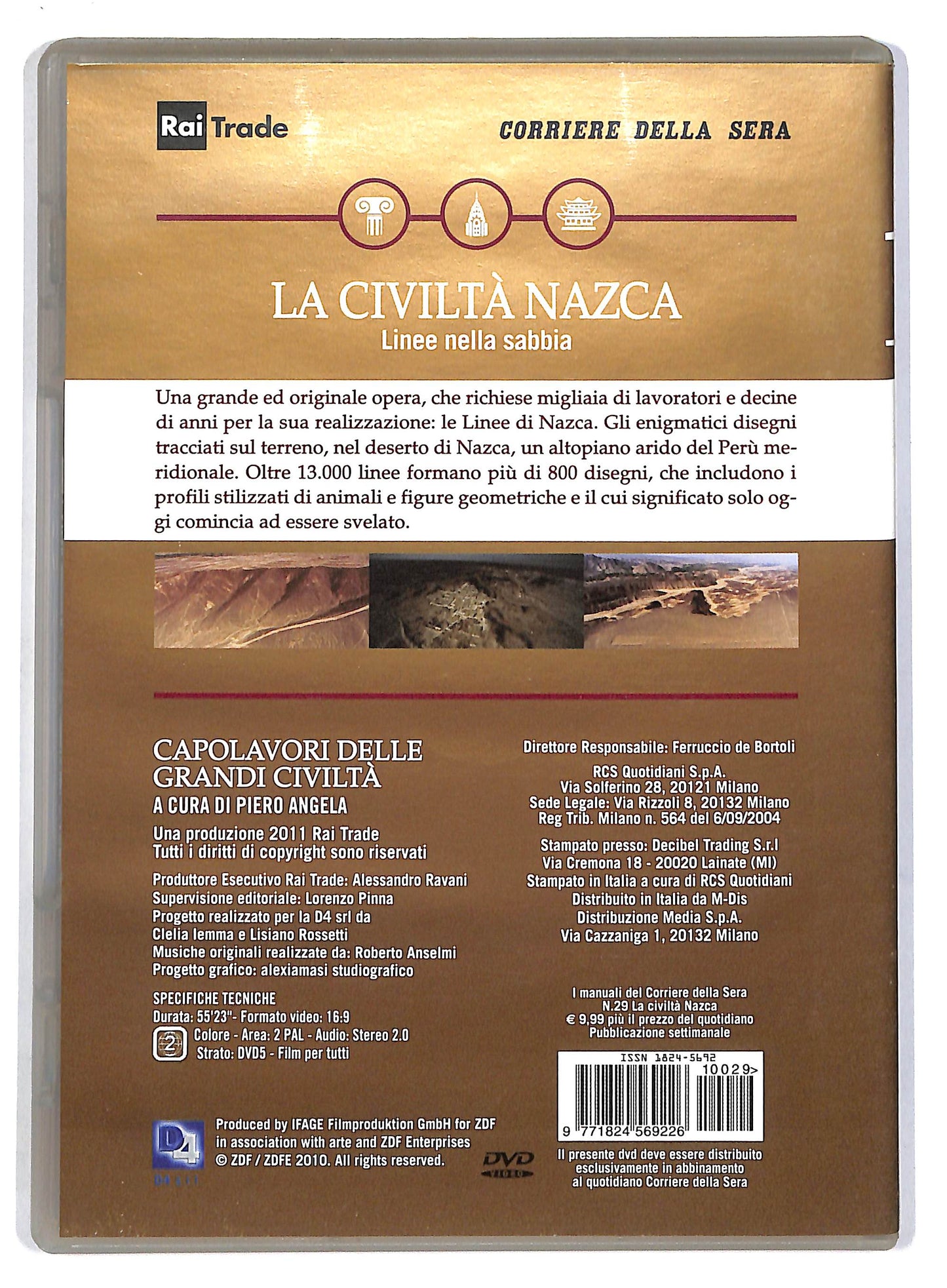 EBOND La Civilta Nazca - Linee nella sabbia EDITORIALE DVD D803453
