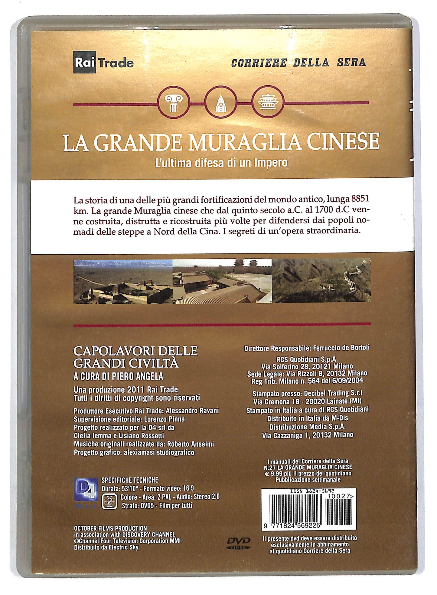 EBOND La grande muraglia cinese - Vol. 27 EDITORIALE DVD D803526
