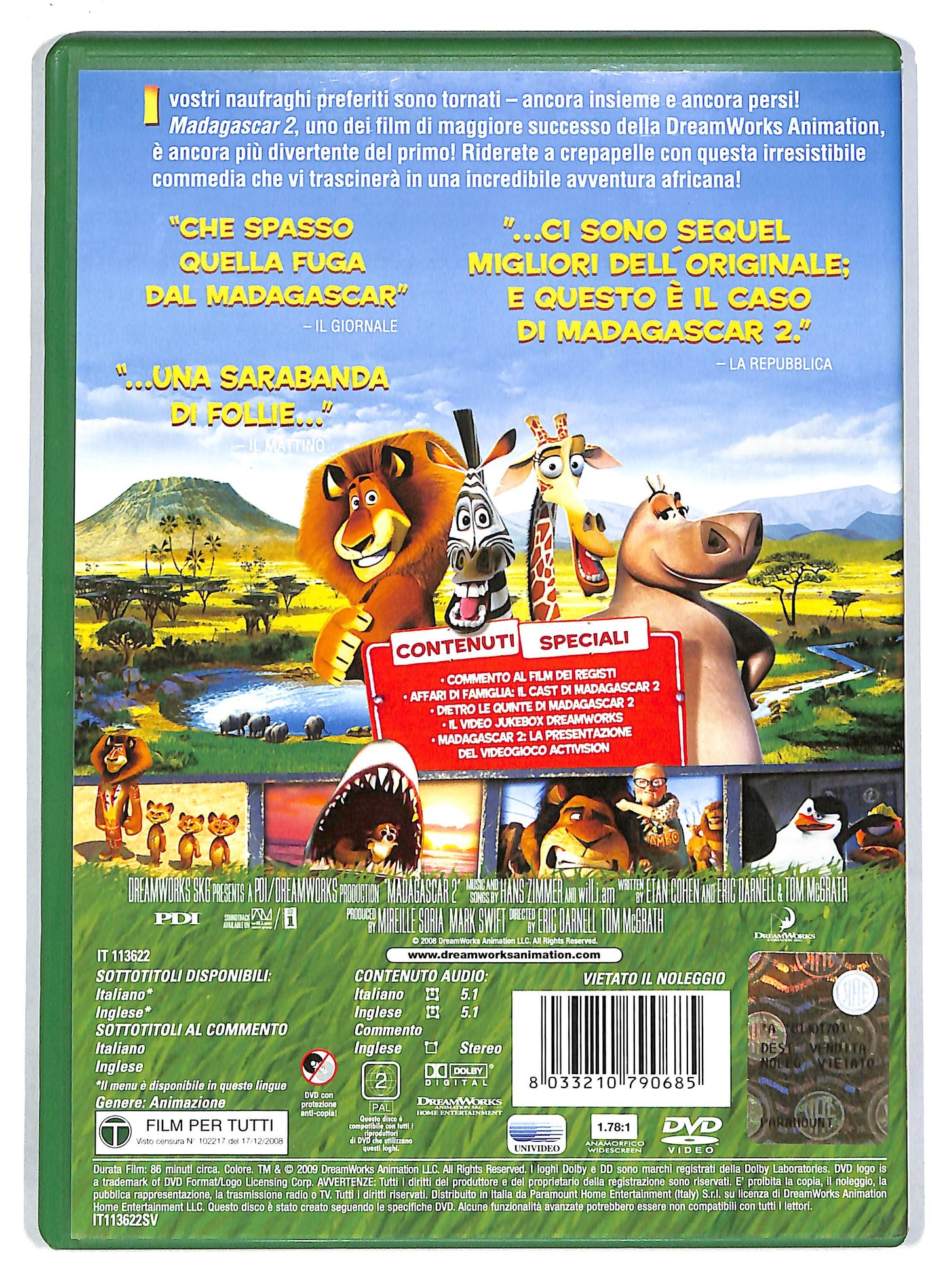 EBOND Madagascar 2 DVD D803536