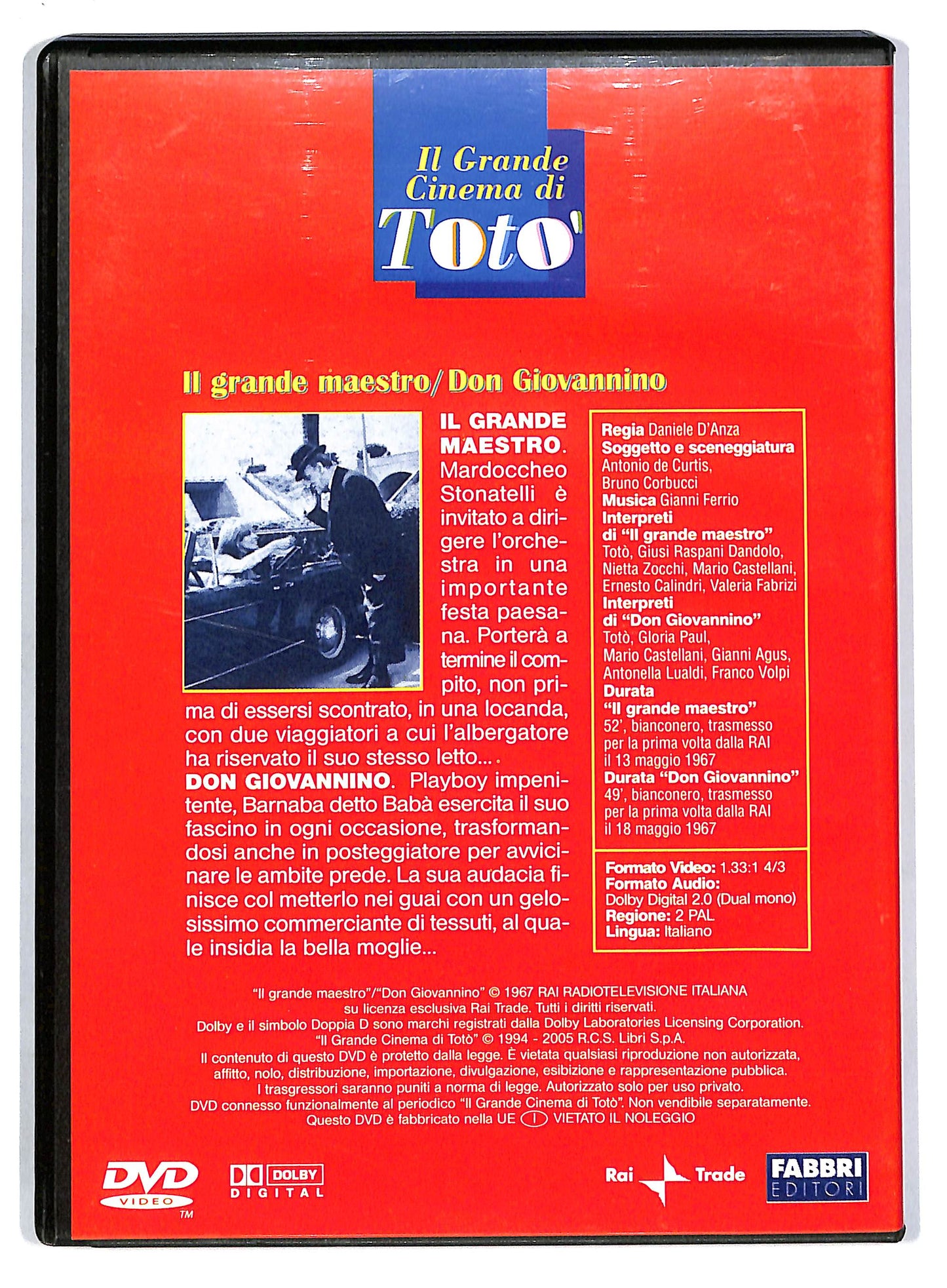 EBOND Toto Il grande maestro - Don Giovannino - EDITORIALE DVD D803604