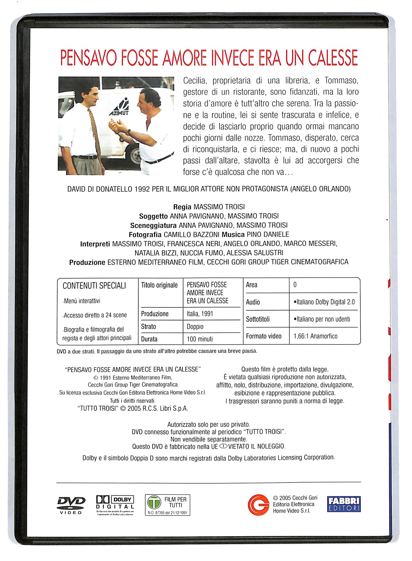 EBOND Pensavo fosse amore... invece era un calesse EDITORIALE DVD D803605