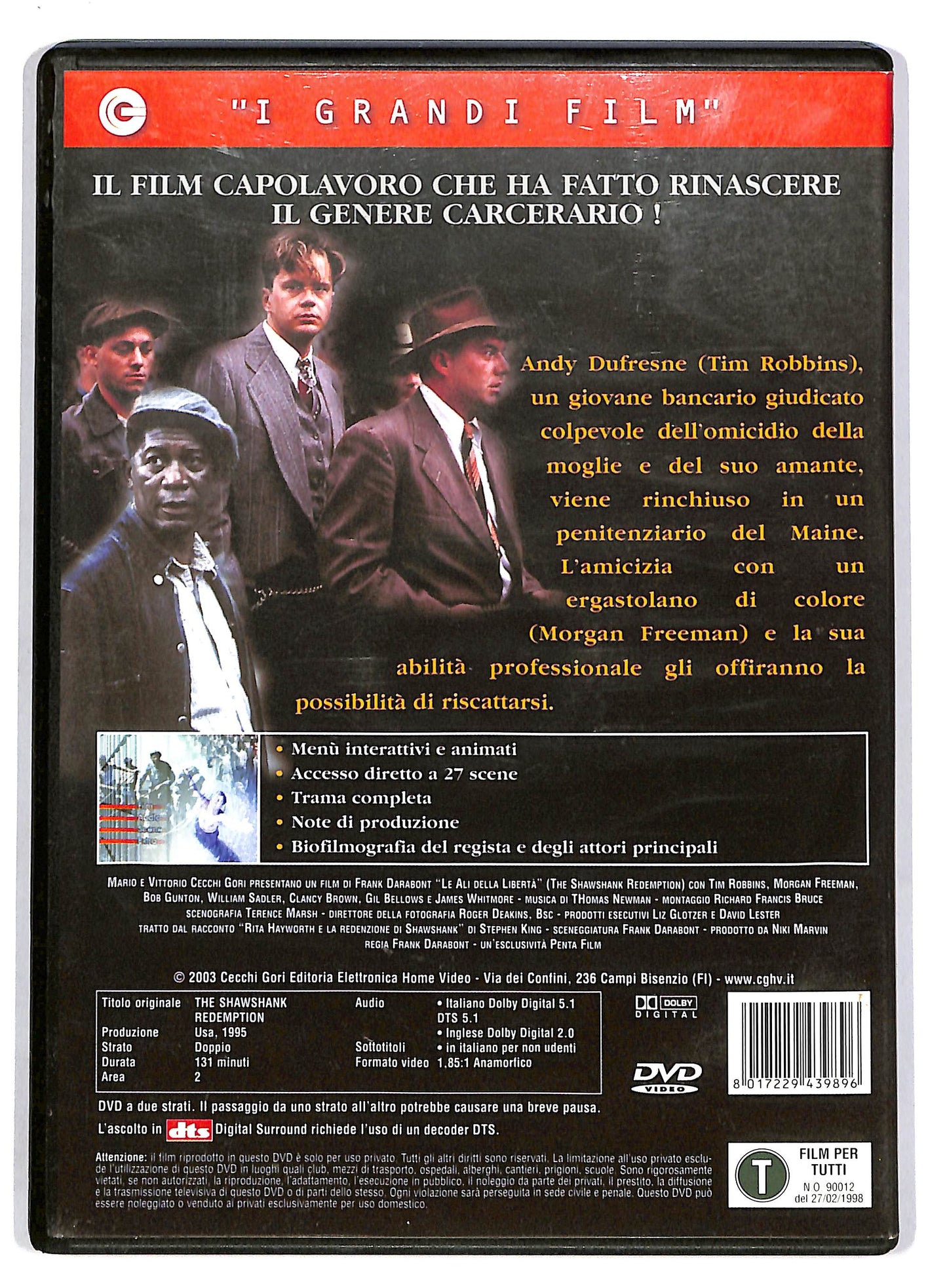 EBOND Le ali della liberta DVD D803611