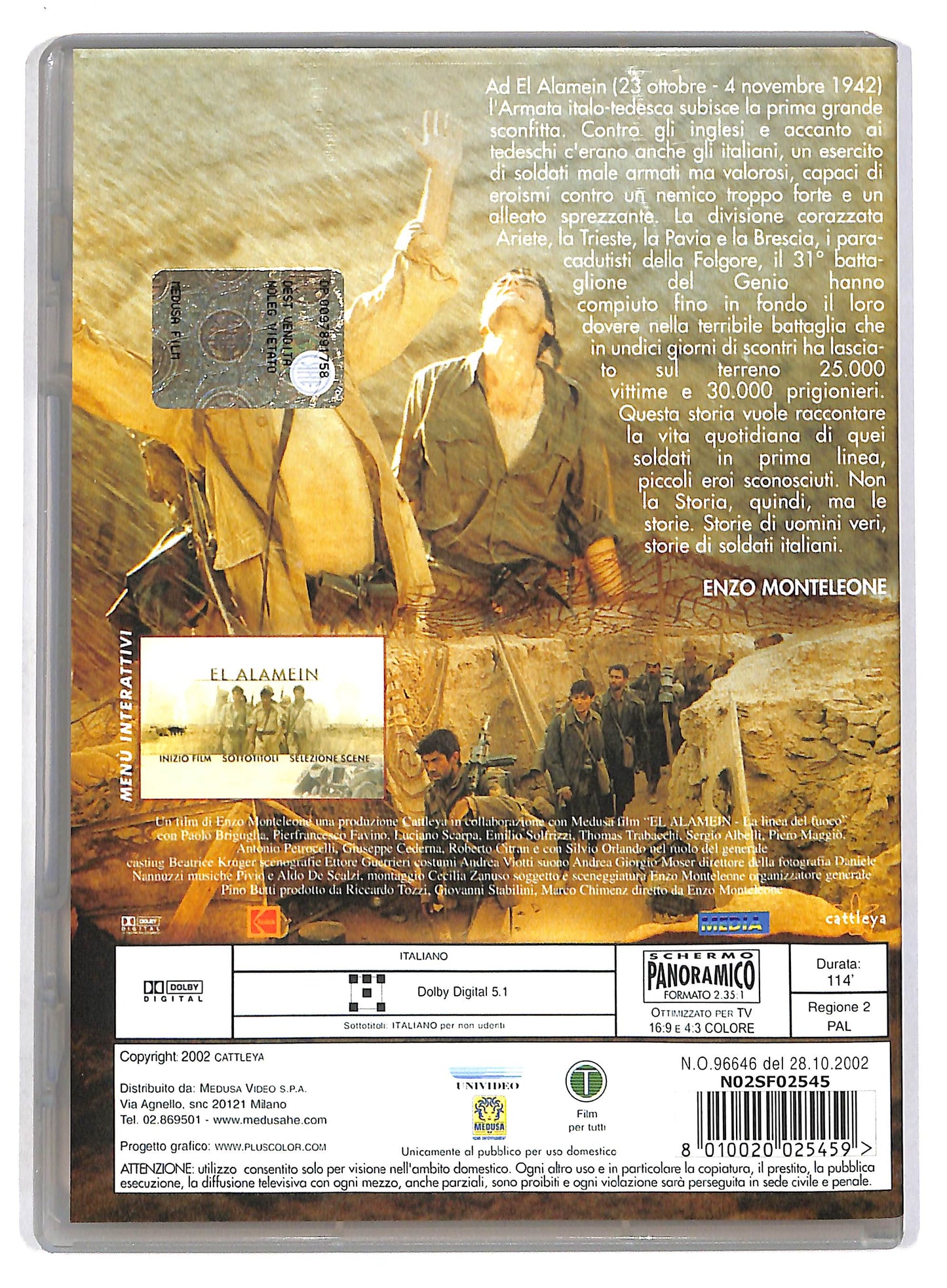 EBOND El Alamein - La linea di fuoco DVD D803619