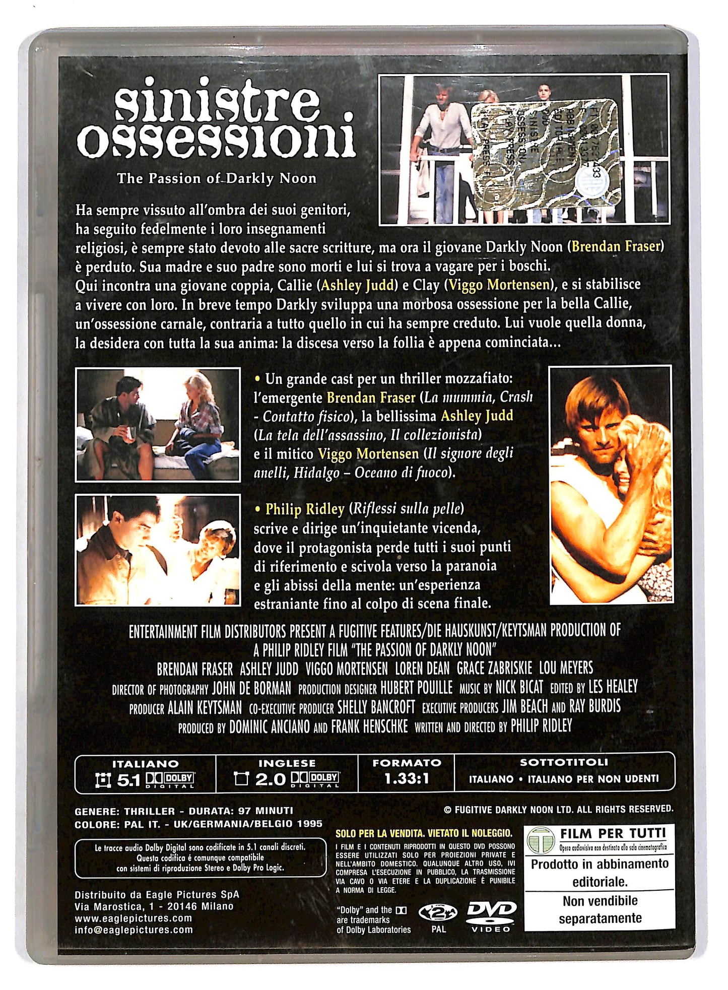 EBOND Sinistre ossessioni - EDITORIALE DVD D803634