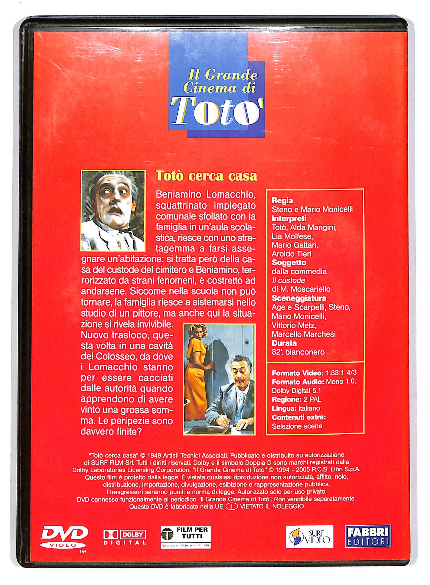 EBOND Toto - Toto cerca casa - EDITORIALE DVD D803658