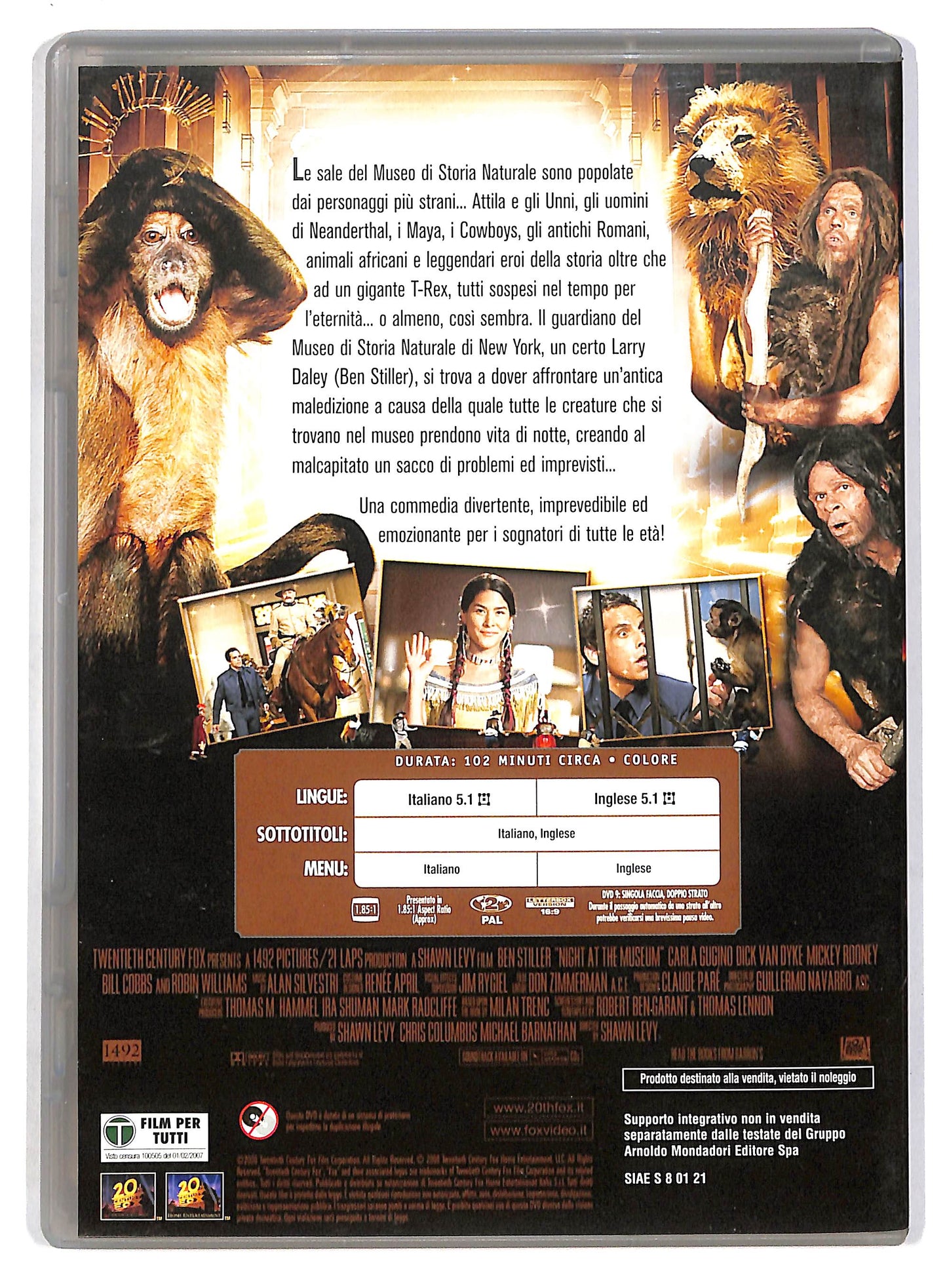 EBOND Una notte al museo - EDITORIALE DVD D803705