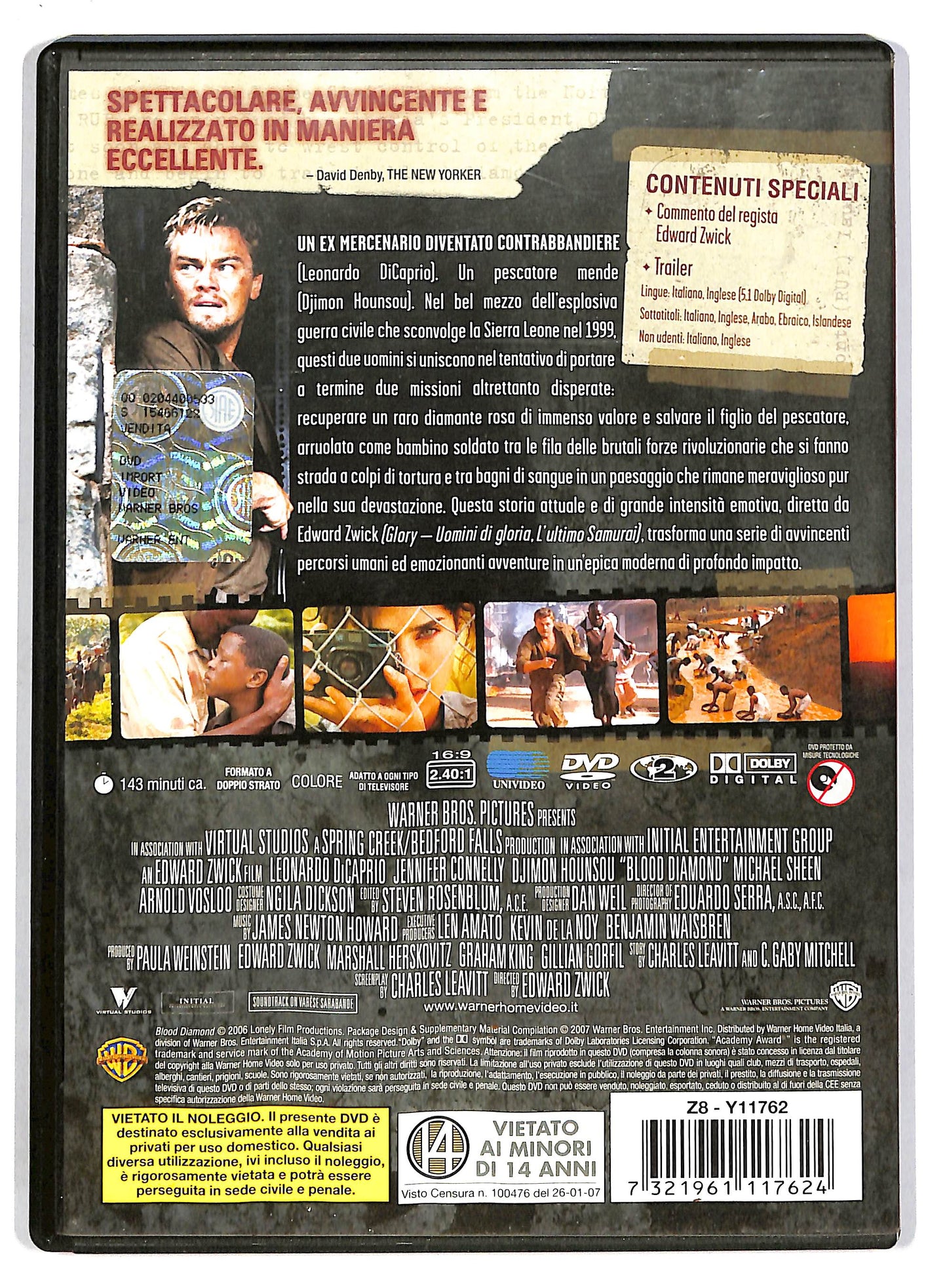 EBOND Blood Diamond - Diamanti di sangue - Edizione Disco Singolo DVD D803723