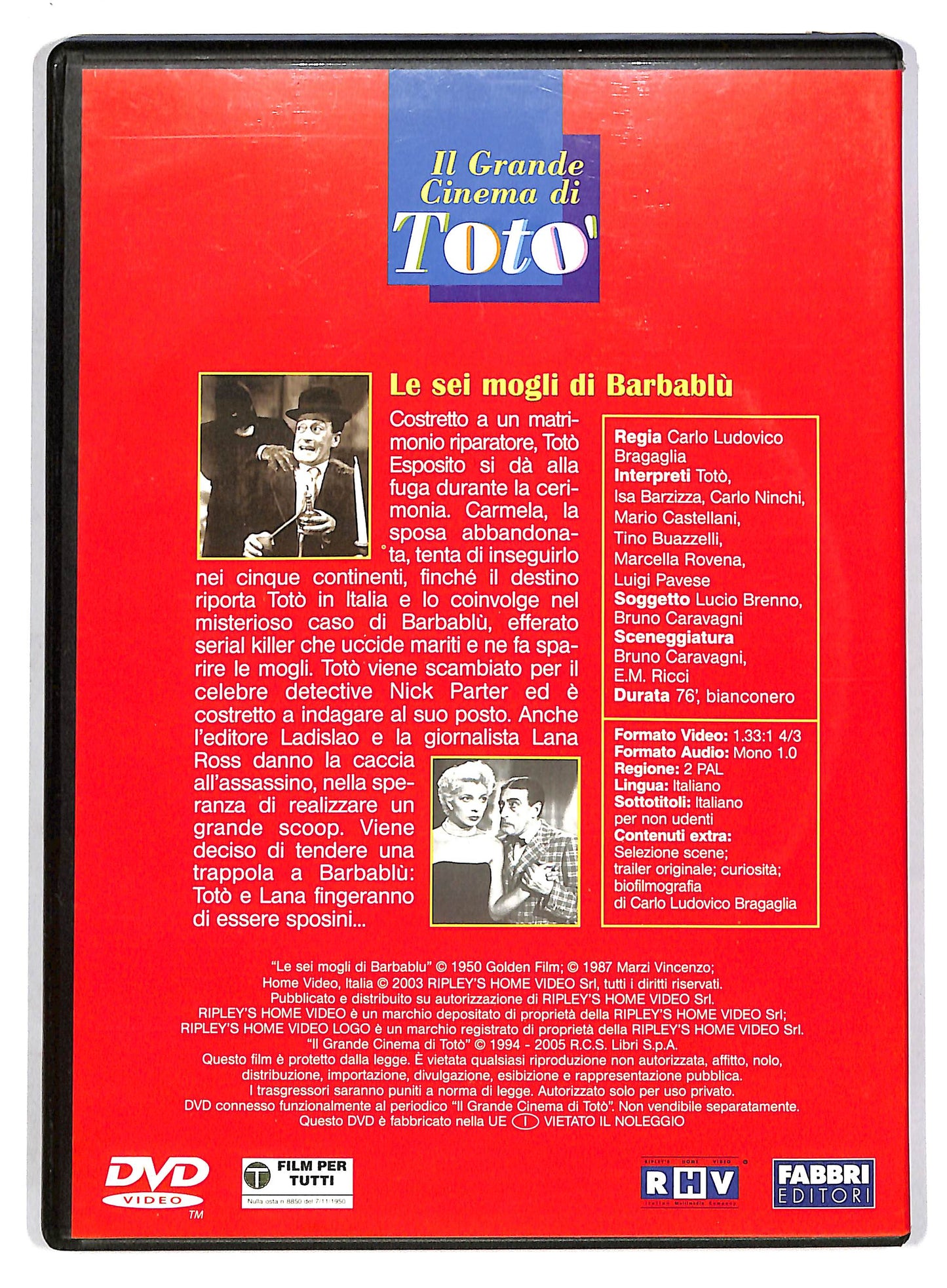 EBOND Toto - Le sei mogli di Barbablu - EDITORIALE DVD D803731