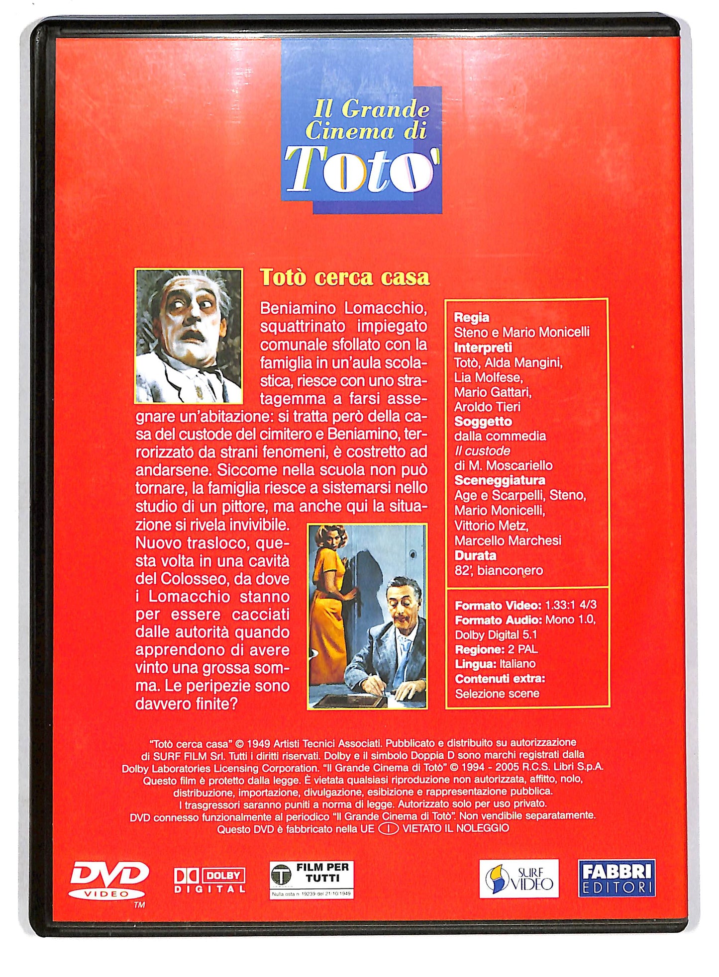 EBOND Toto - Toto cerca casa - EDITORIALE DVD D803762