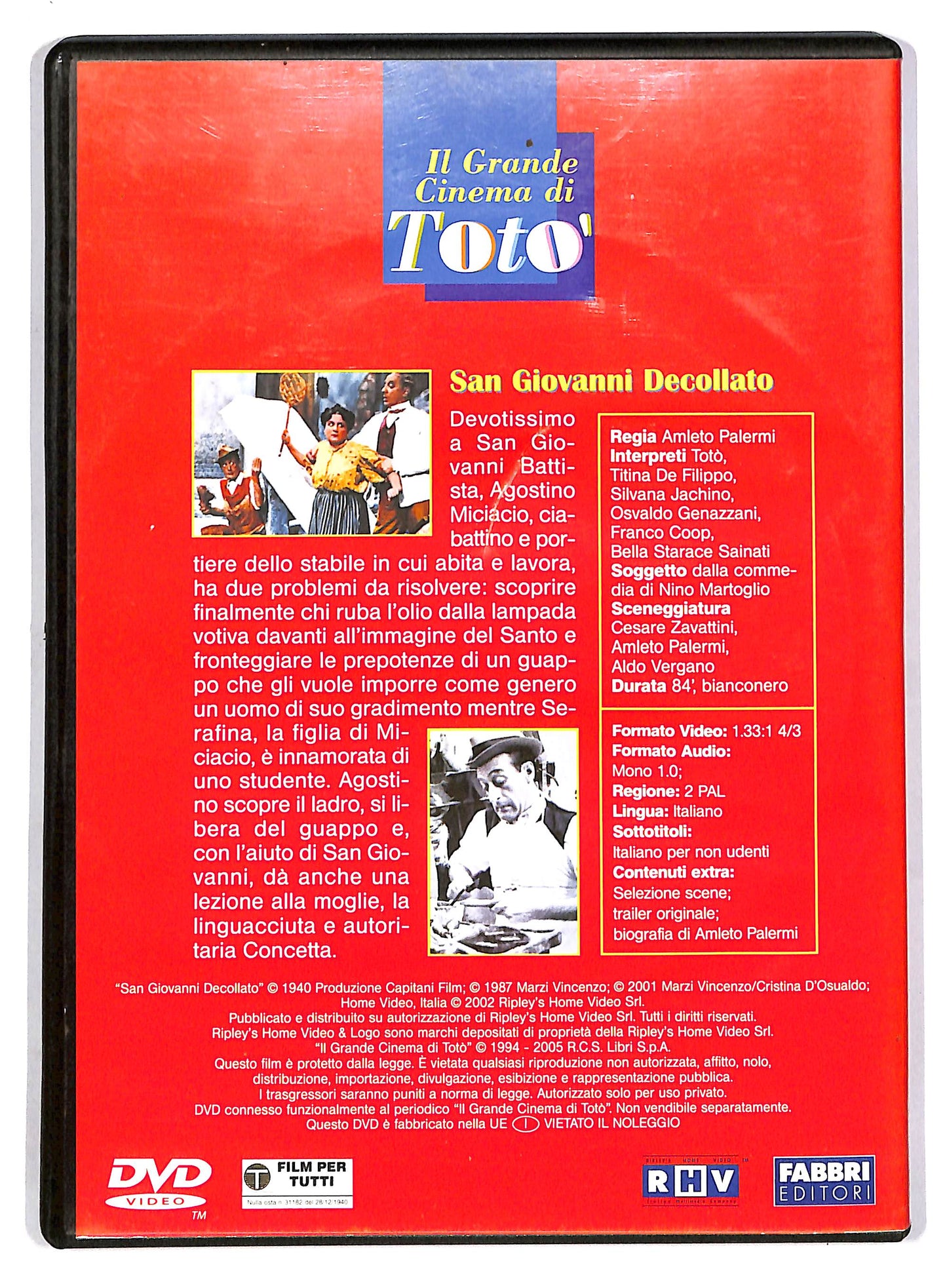 EBOND San Giovanni decollato - NO BOOKLET EDITORIALE DVD D803823