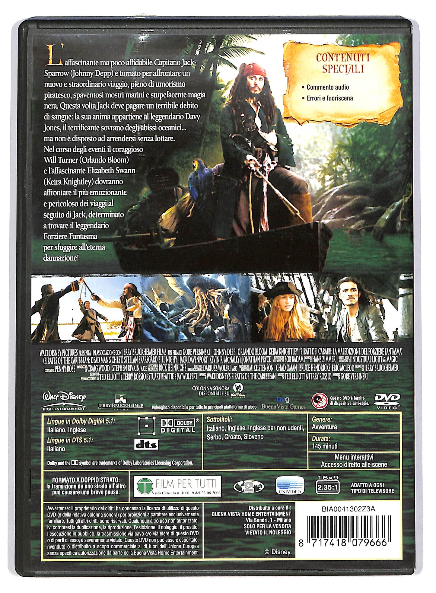EBOND Pirati dei Caraibi - La maledizione del forziere fantasma DVD D803829