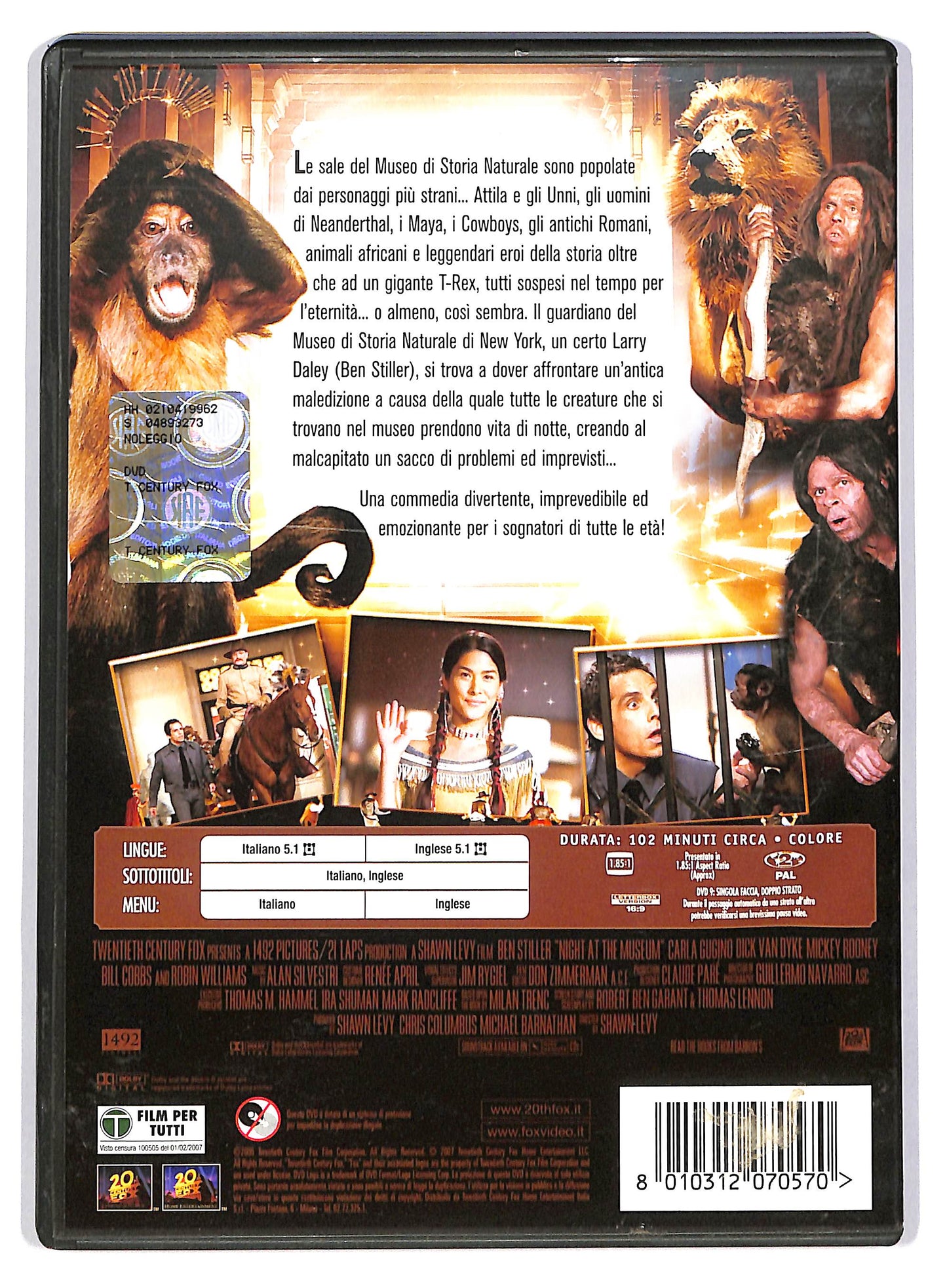 EBOND Una notte al museo - NOLEGGIO DVD D803831