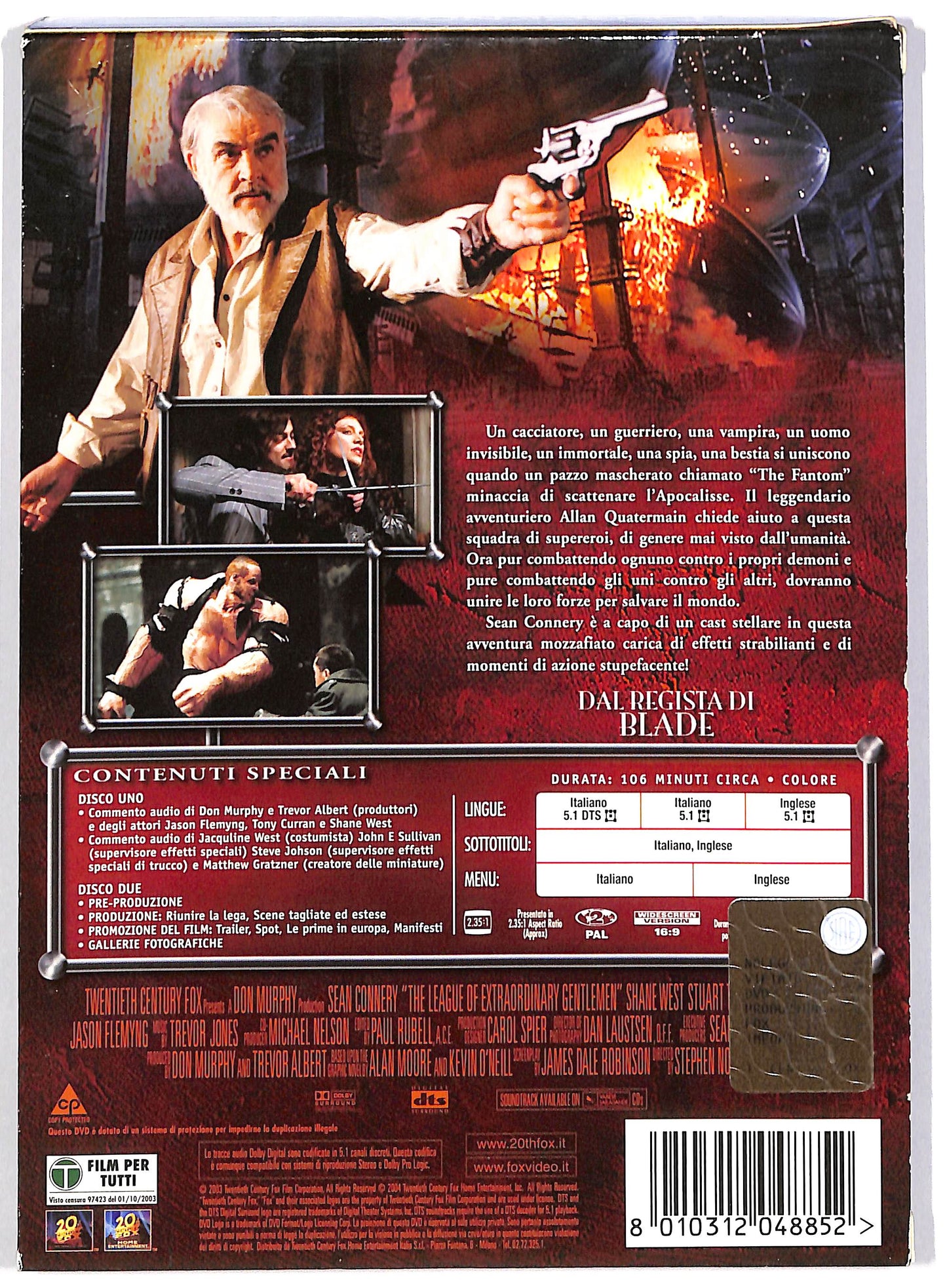 EBOND La Leggenda Degli Uomini Straordinari - Slipcase DVD D803852