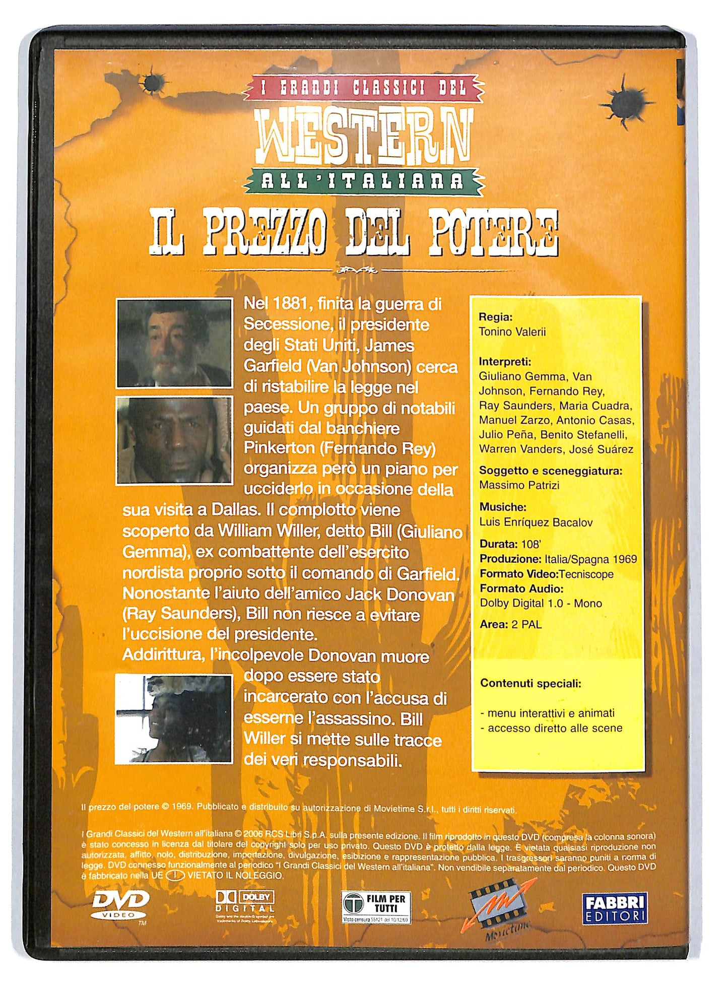 EBOND Il prezzo del potere - NO BOOKLET EDITORIALE  DVD D803906