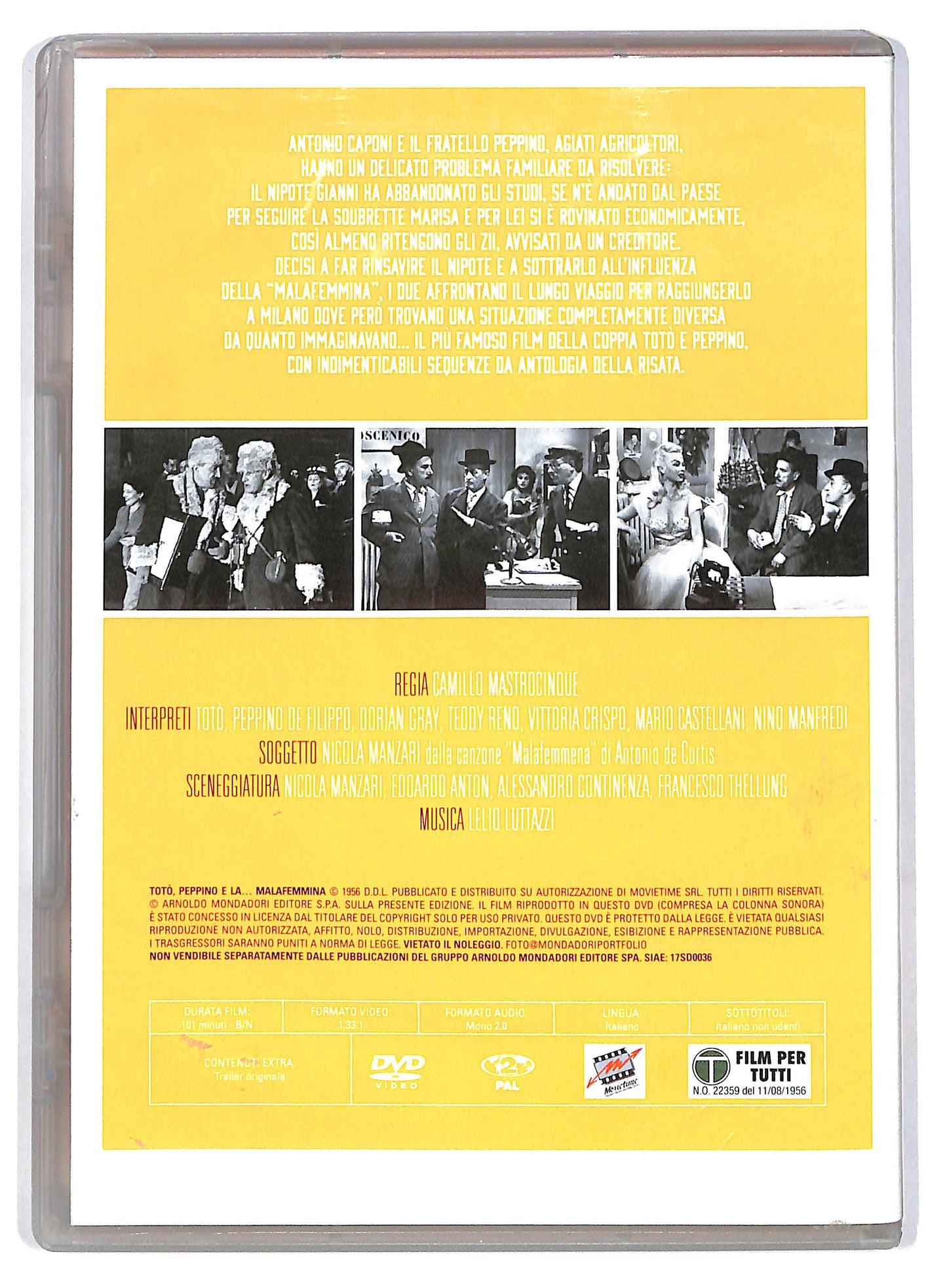 EBOND Toto, Peppino e la... malafemmina - NO BOOKLET EDITORIALE DVD D803931