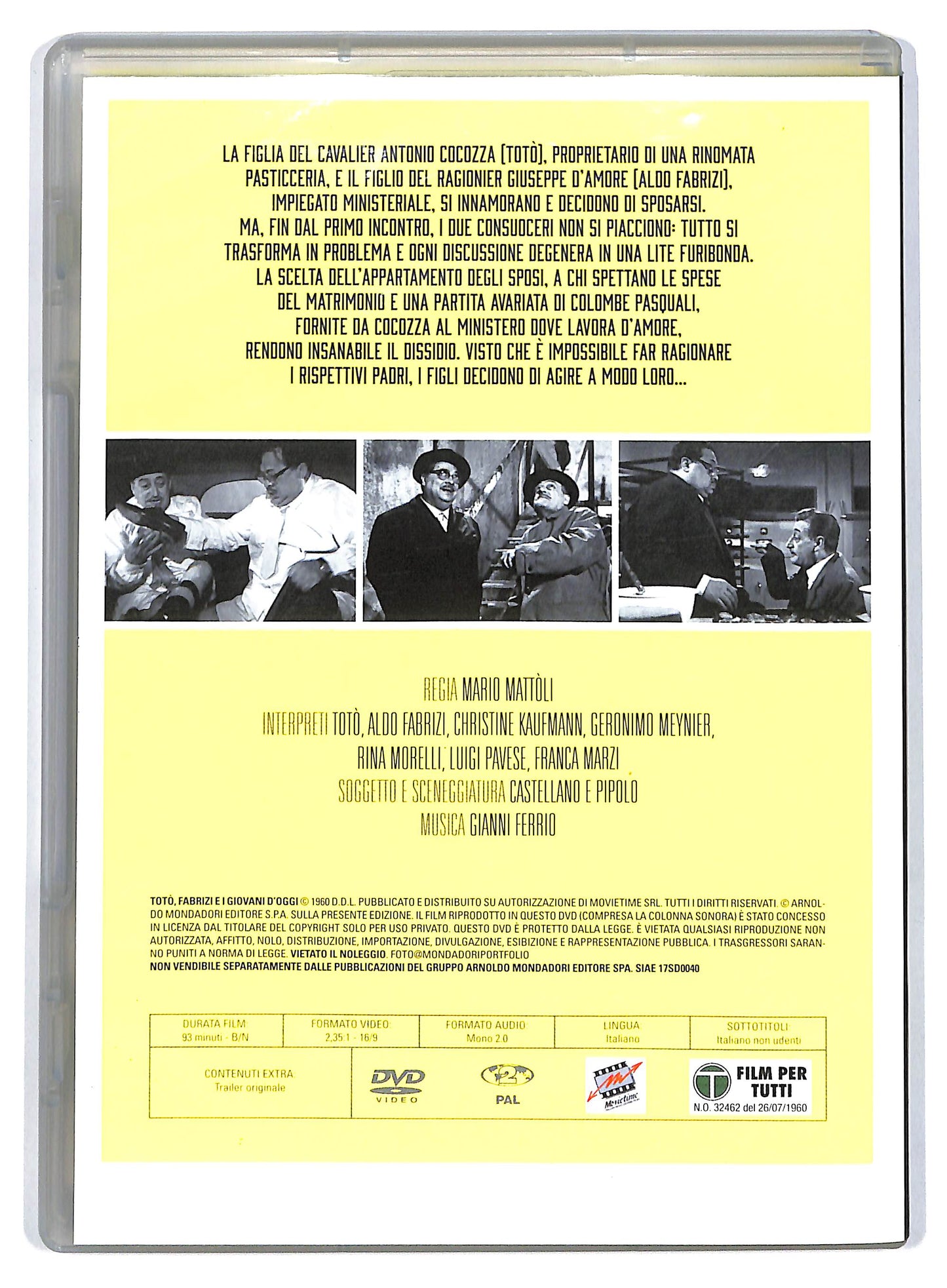 EBOND Toto Fabrizi e i giovani d'oggi - NO BOOKLET EDITORIALE DVD D803943