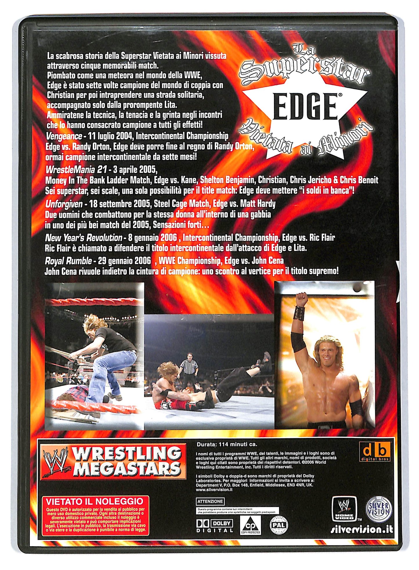 EBOND Wrestling Megastars - Edge N.12 - EDITORIALE DVD D803959
