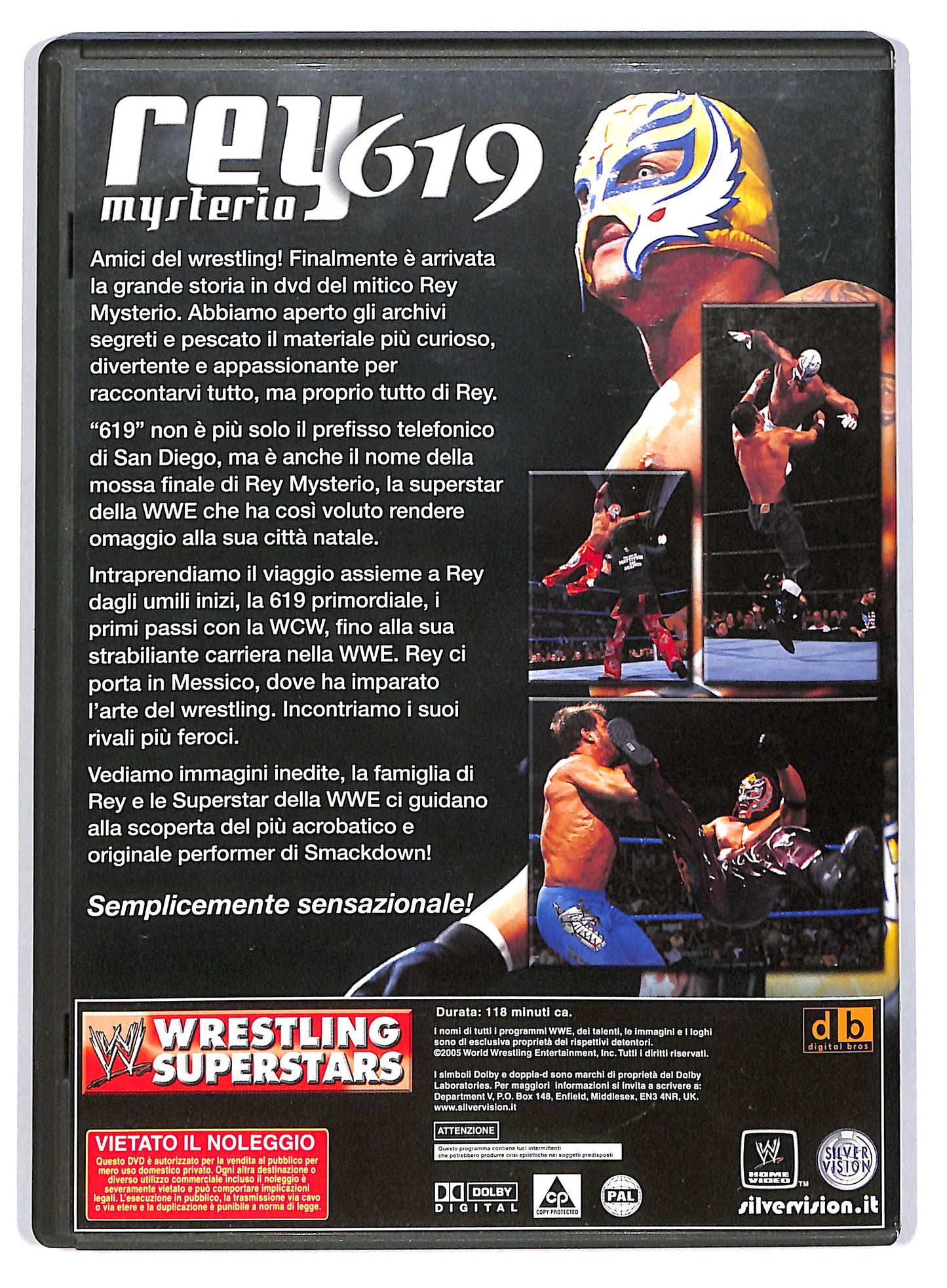 EBOND Wrestling - Rey Mysterui 619 - N.1 EDITORIALE DVD D804001