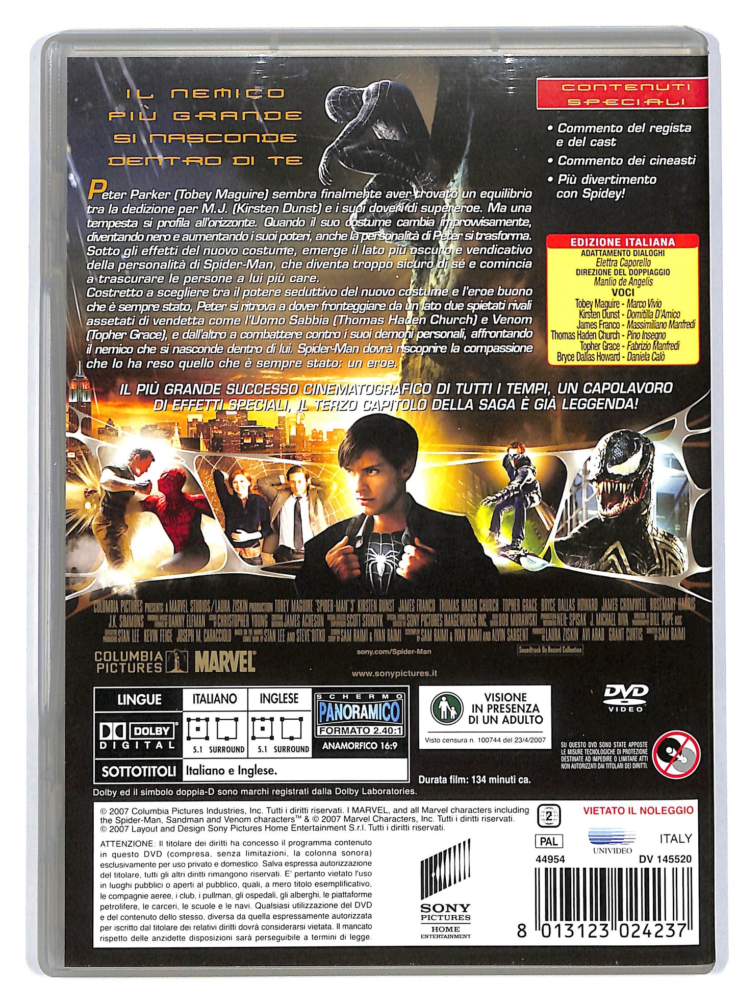 EBOND Spider-Man 3 DVD D804004