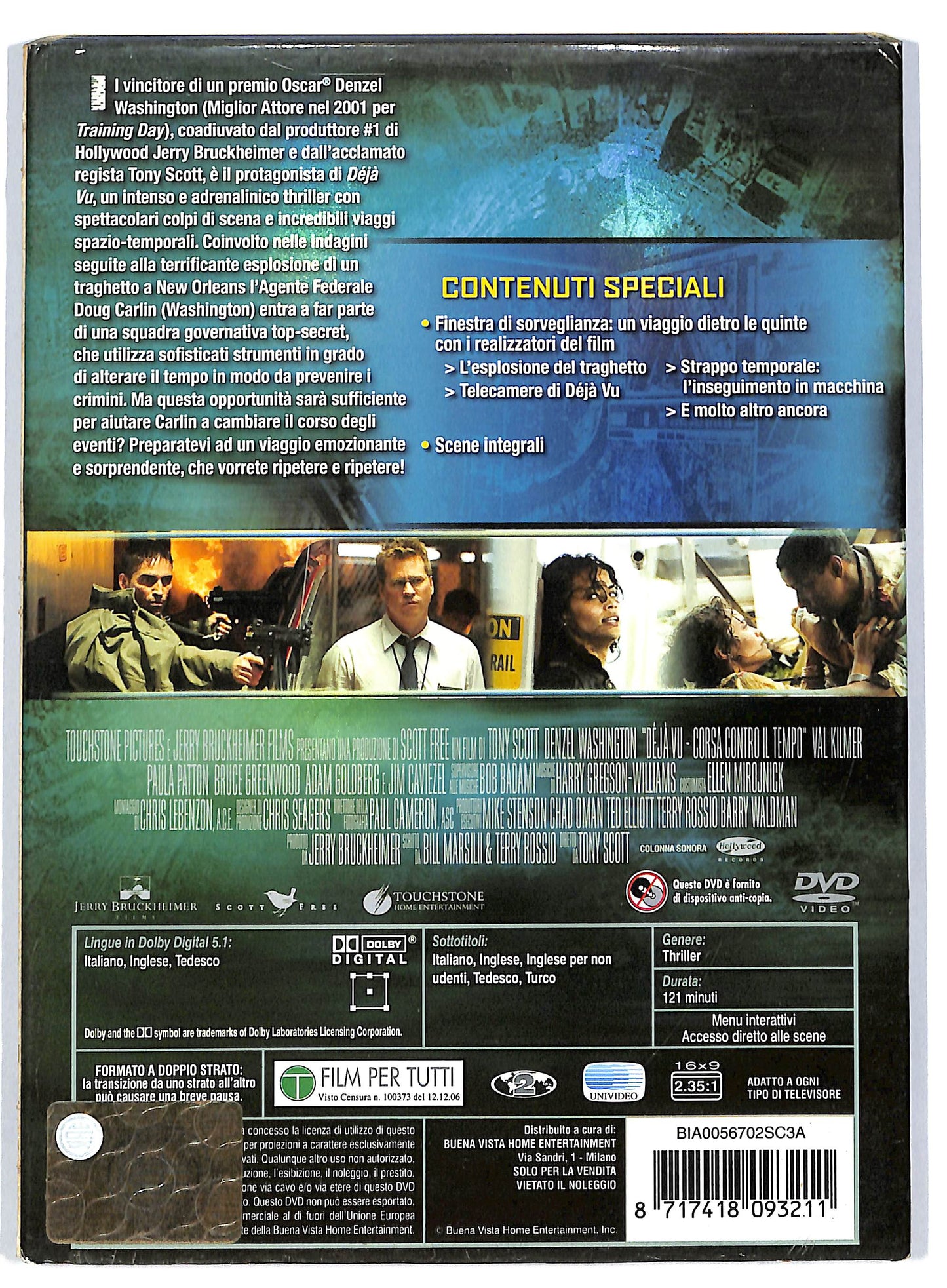 EBOND Deja vu - Corsa contro il tempo - Slipcase DVD D804010