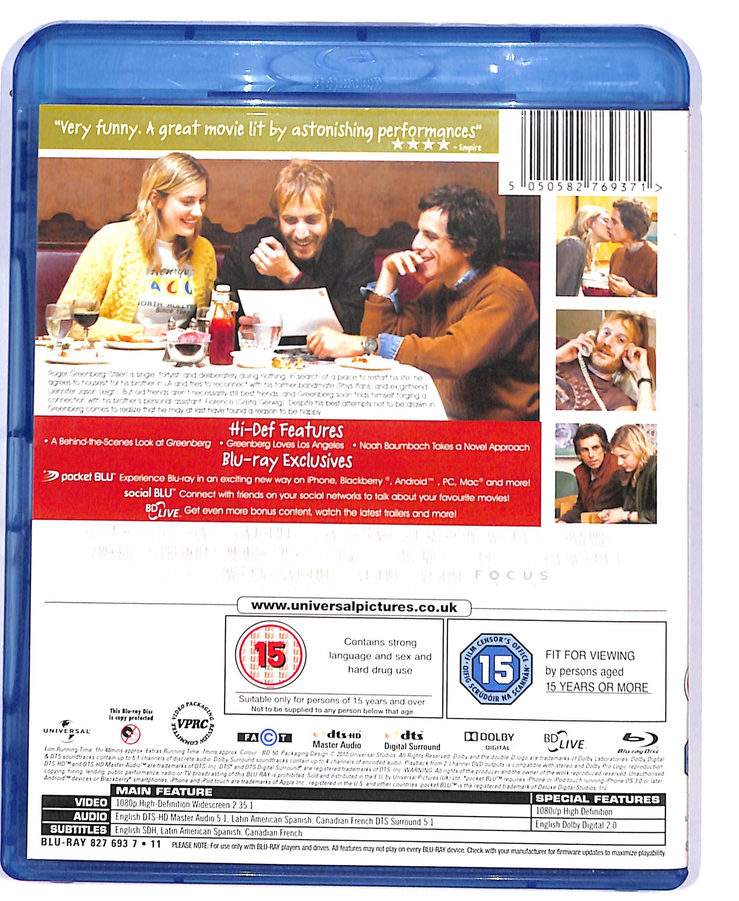 EBOND Lo stravagante mondo di Greenberg - NO ITA BLURAY D804402