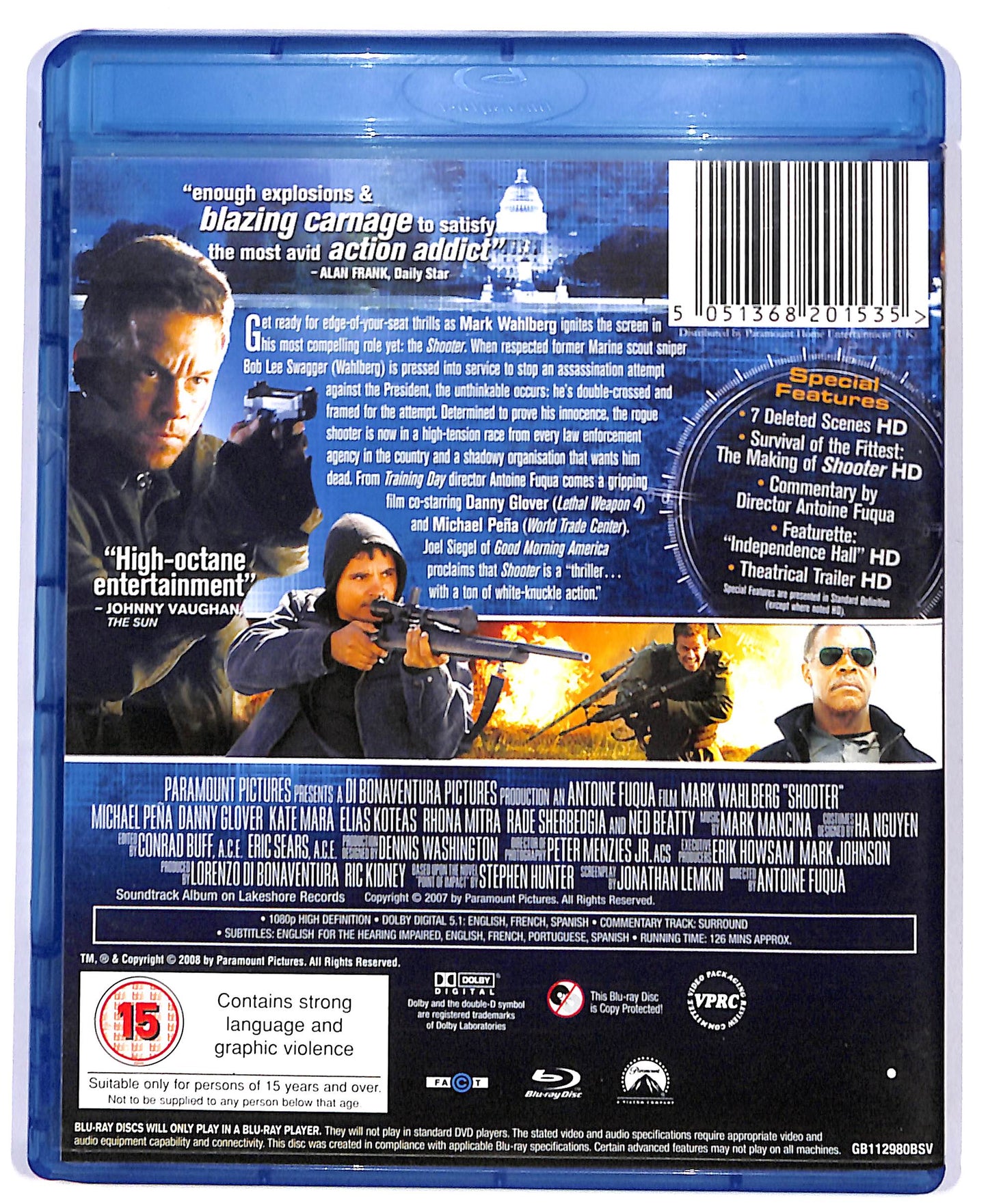 EBOND Shooter BLURAY UK EDITION BLURAY D804434