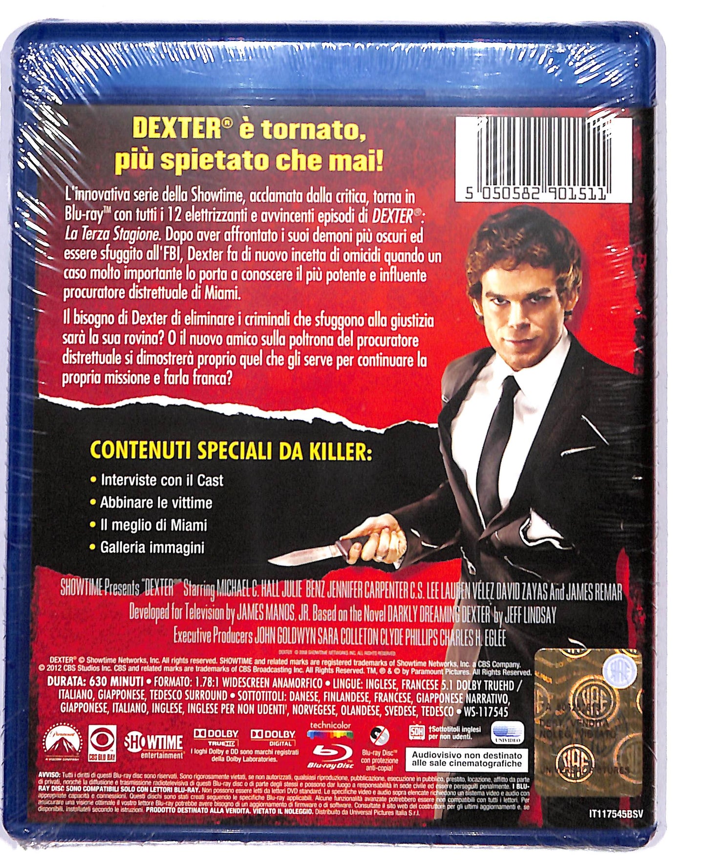 EBOND Dexter - la terza stagione 4 dischi BLURAY D804435