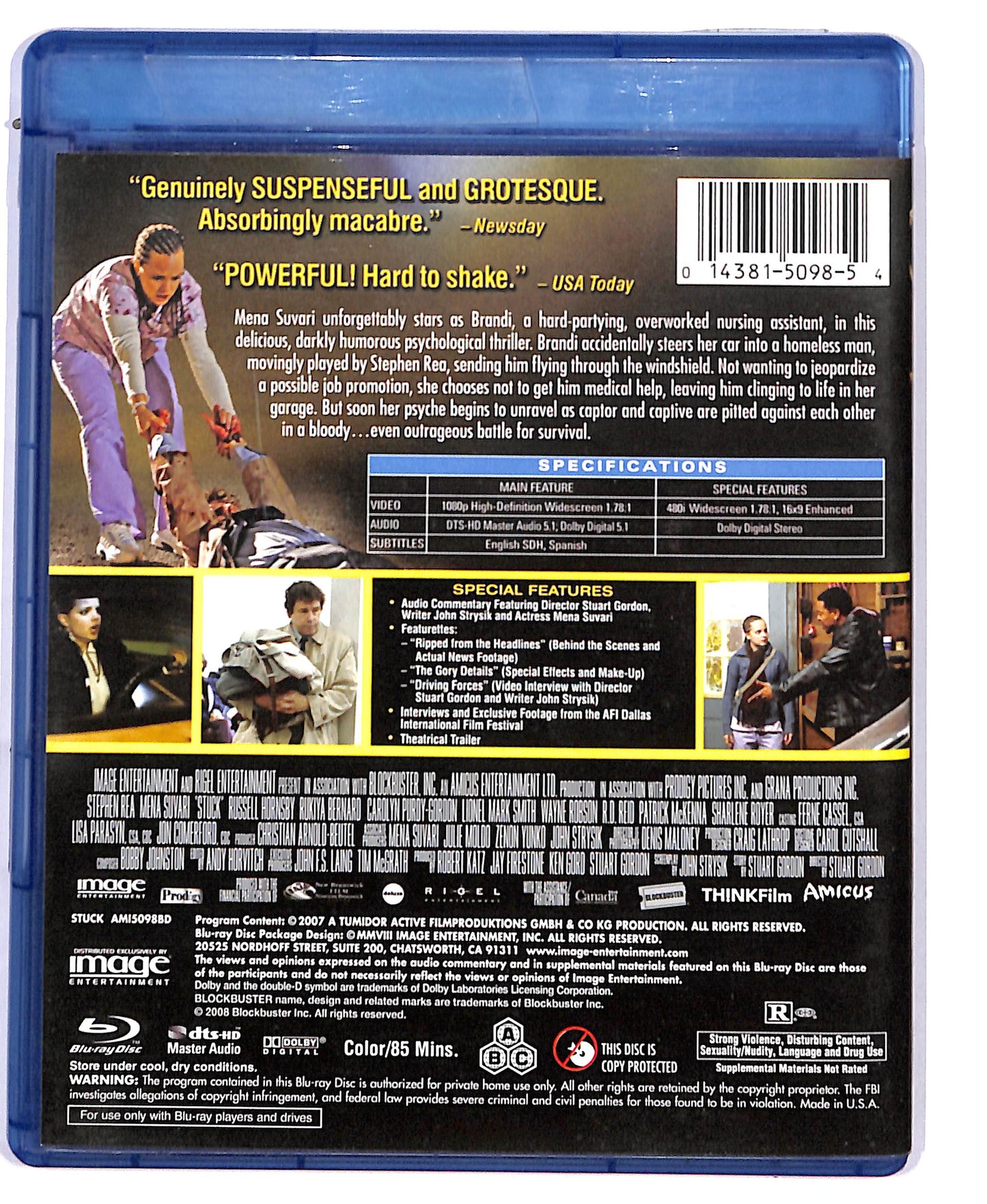 EBOND Stuck BLURAY UK EDITION BLURAY D804449