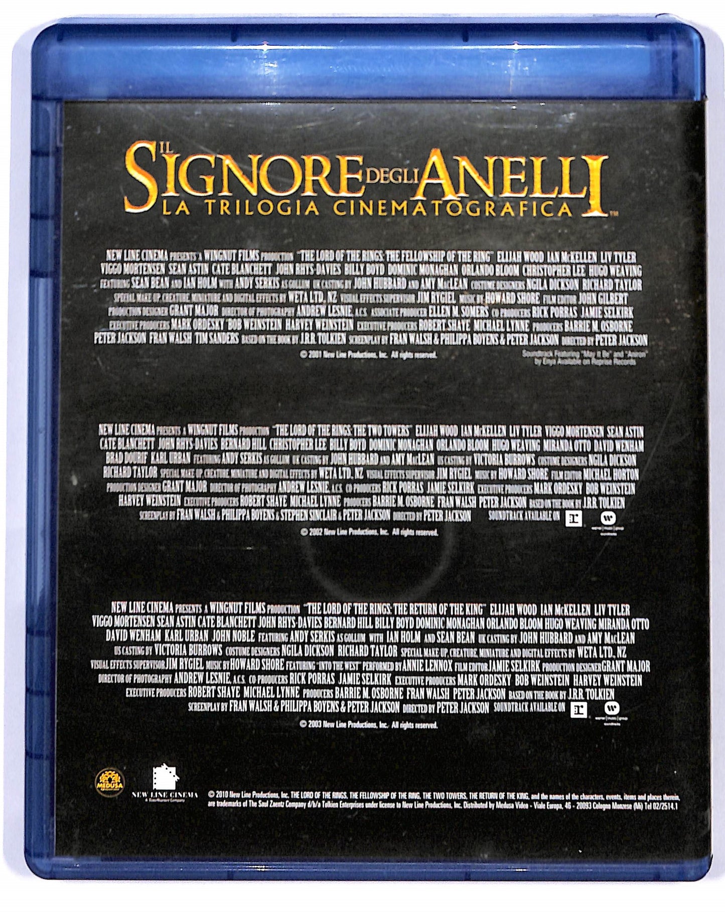 EBOND Il Signore degli Anelli - La trilogia (3DVD +)BLURAY D804607